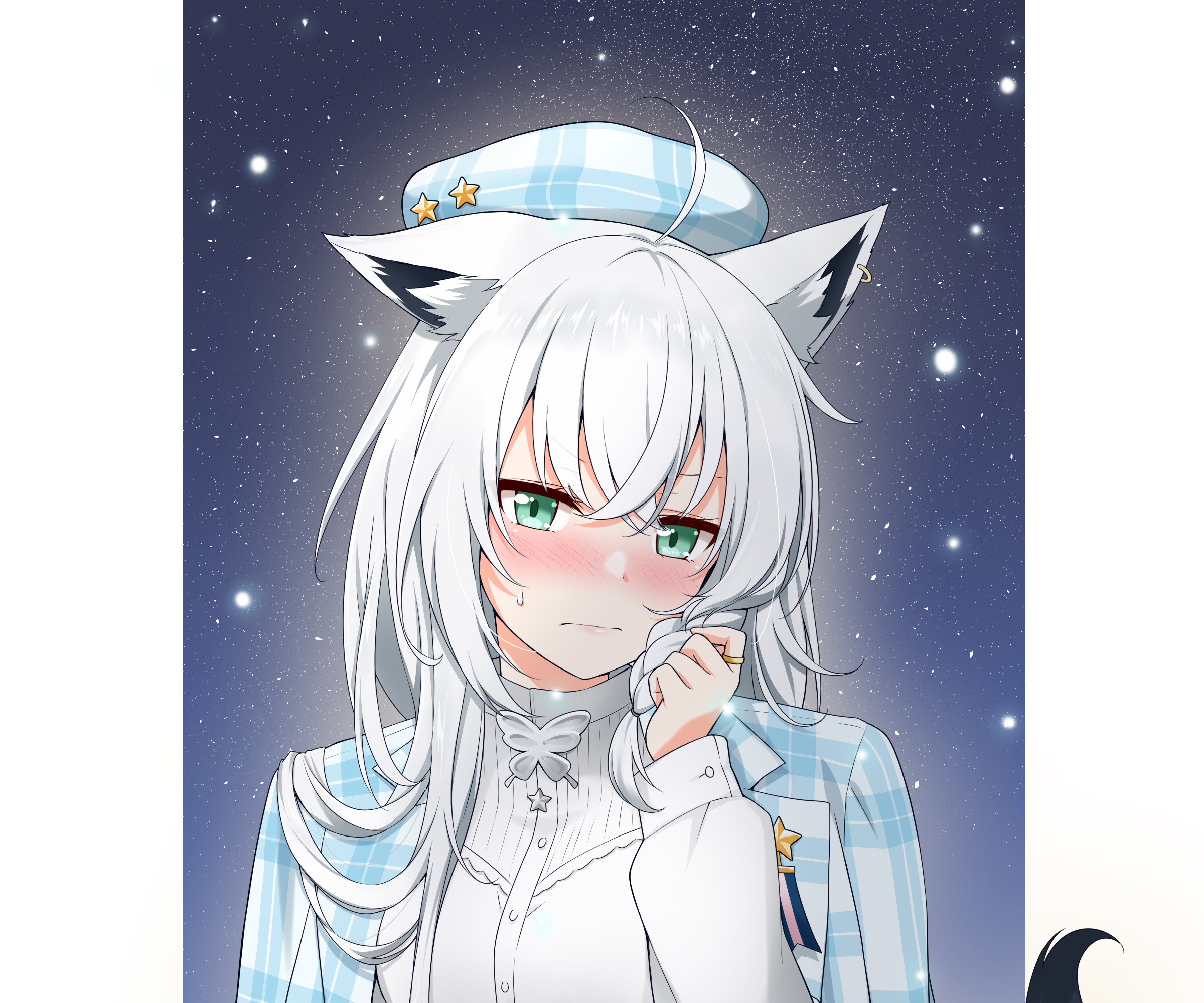 Shirakami Fubuki from Hololive HD Wallpaper