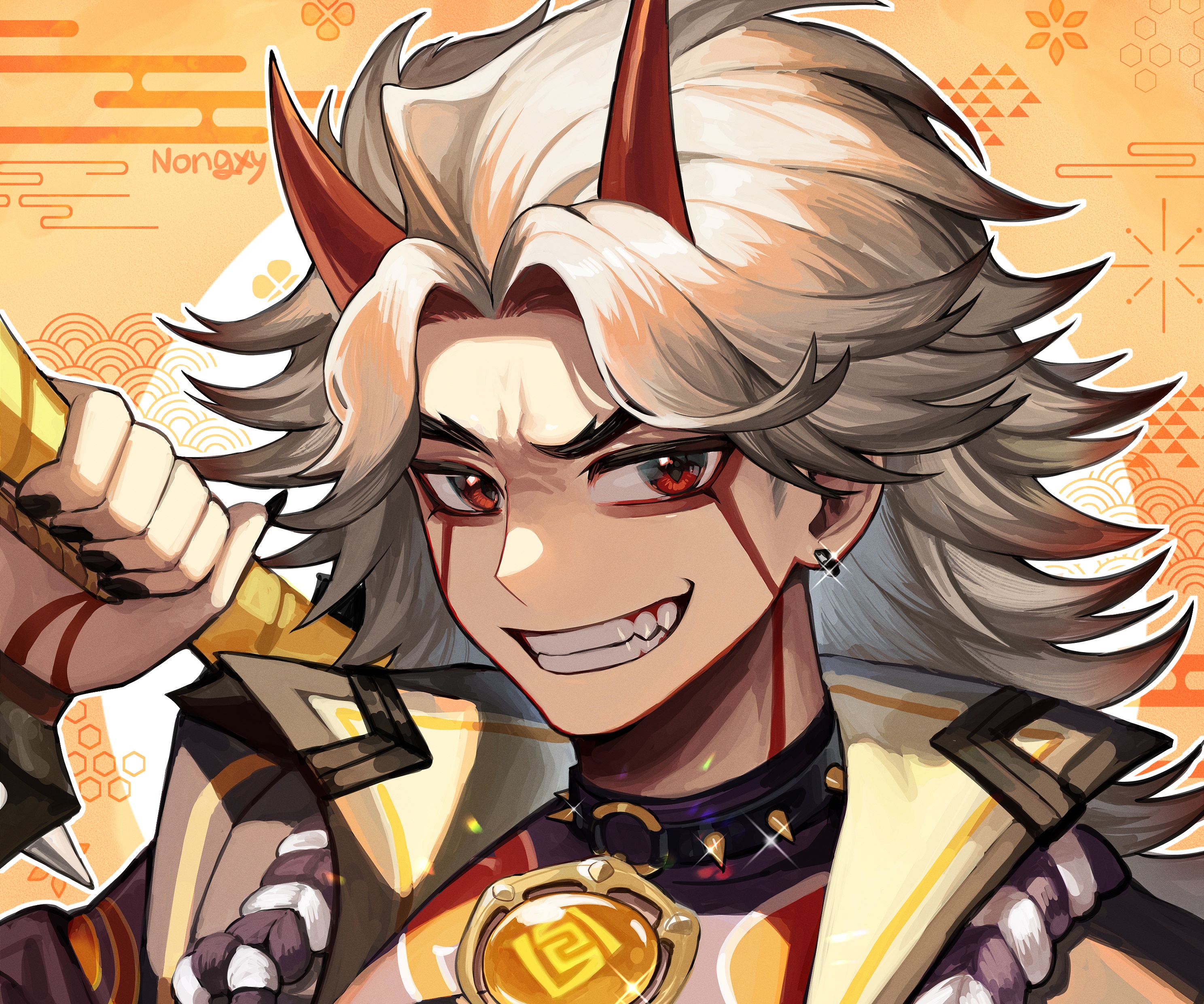 Arataki Itto from Genshin Impact HD Wallpaper