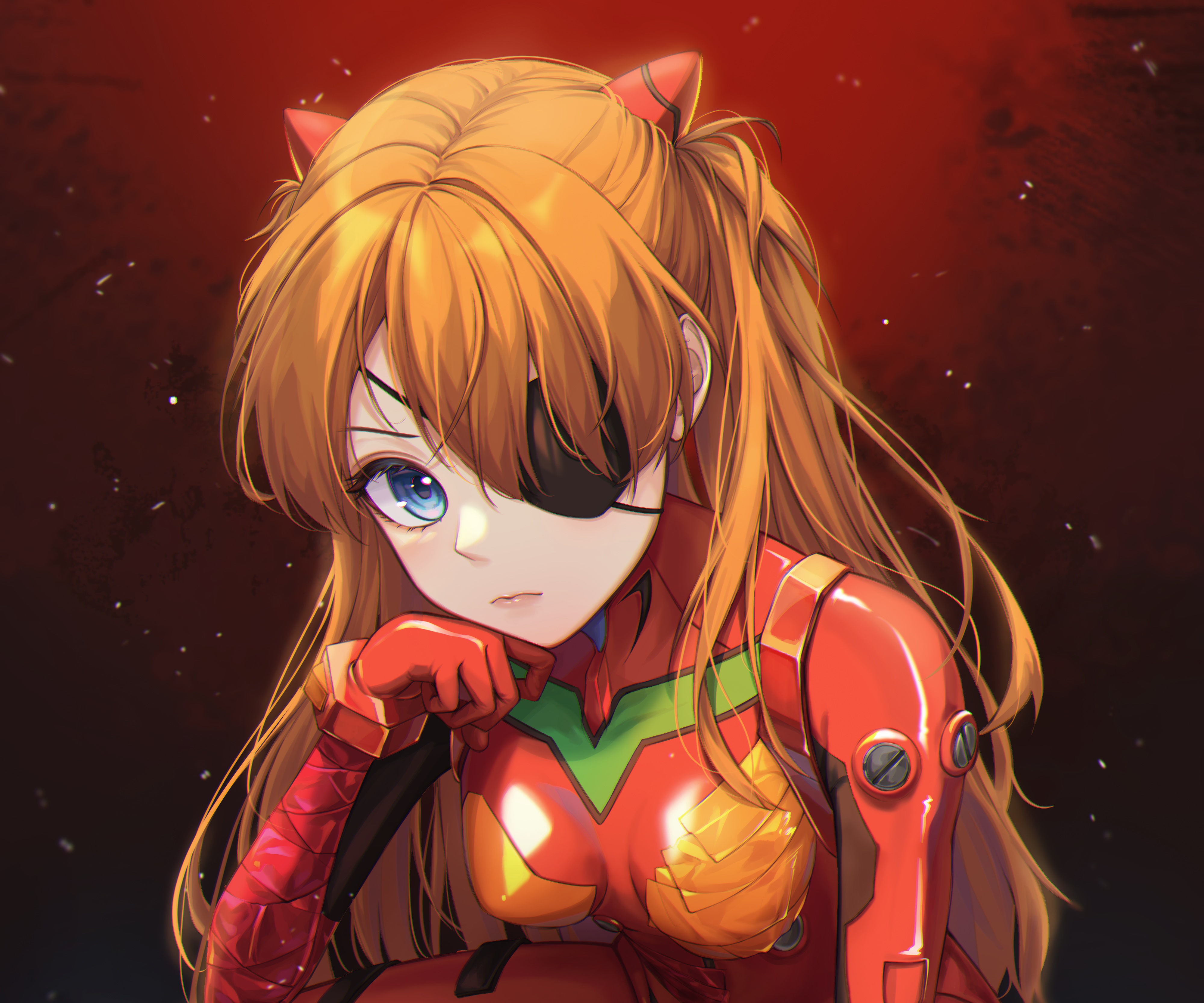 Asuka Langley Soryu from Neon Genesis Evangelion 4K HD Wallpaper