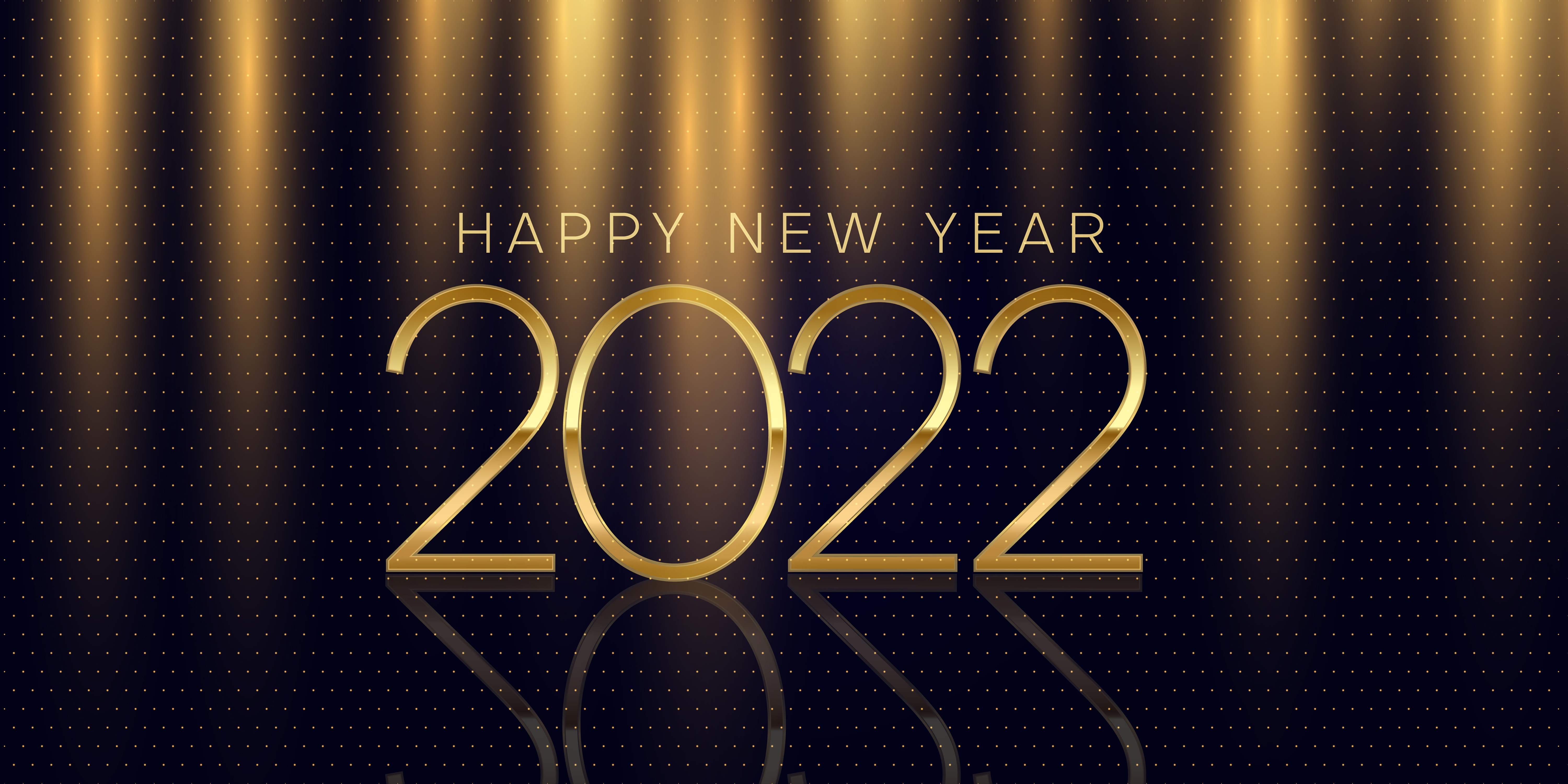 Happy New Year 2022 4K HD Wallpaper