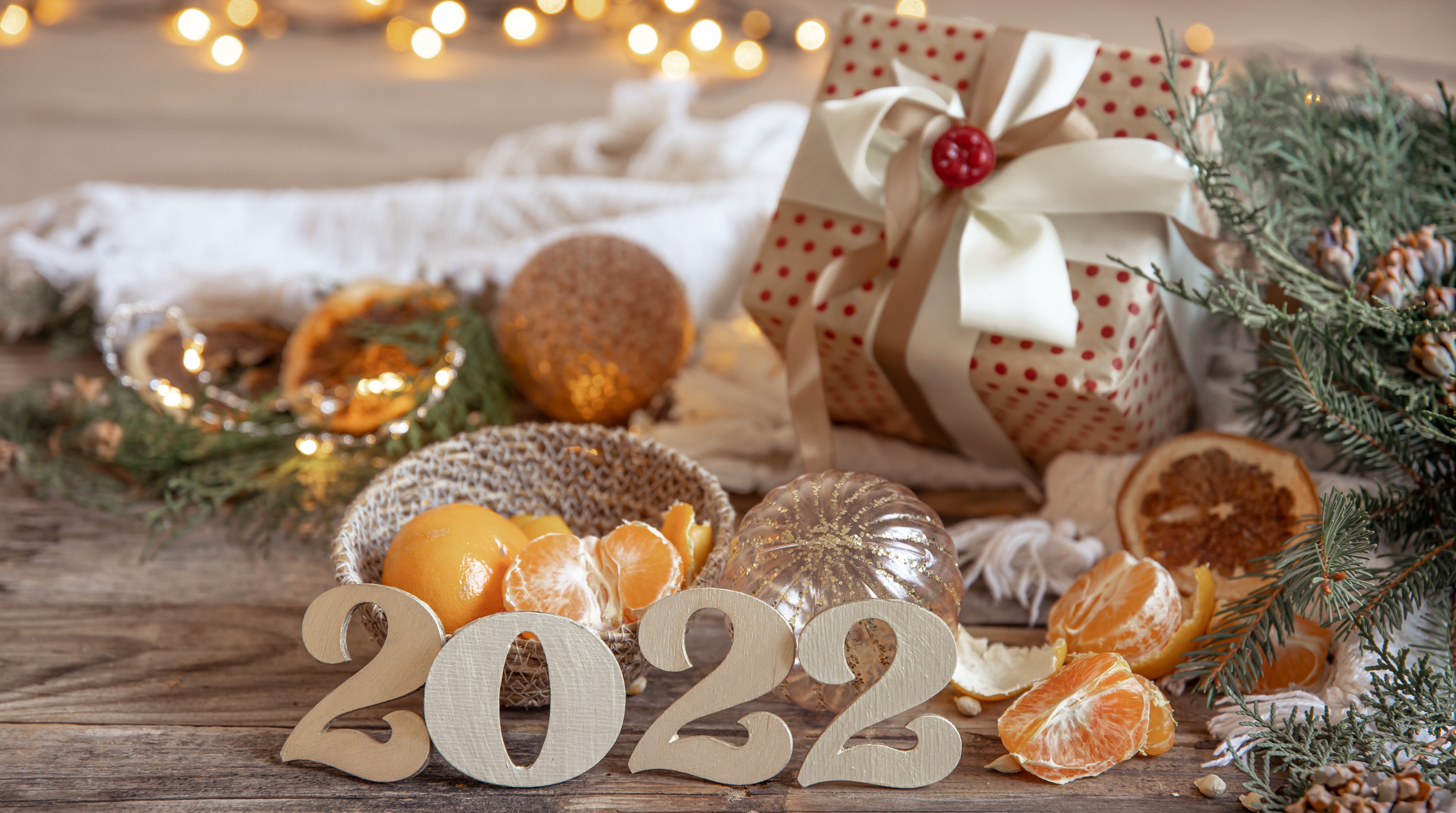 New Year 2022 Still Life 4K HD Wallpaper
