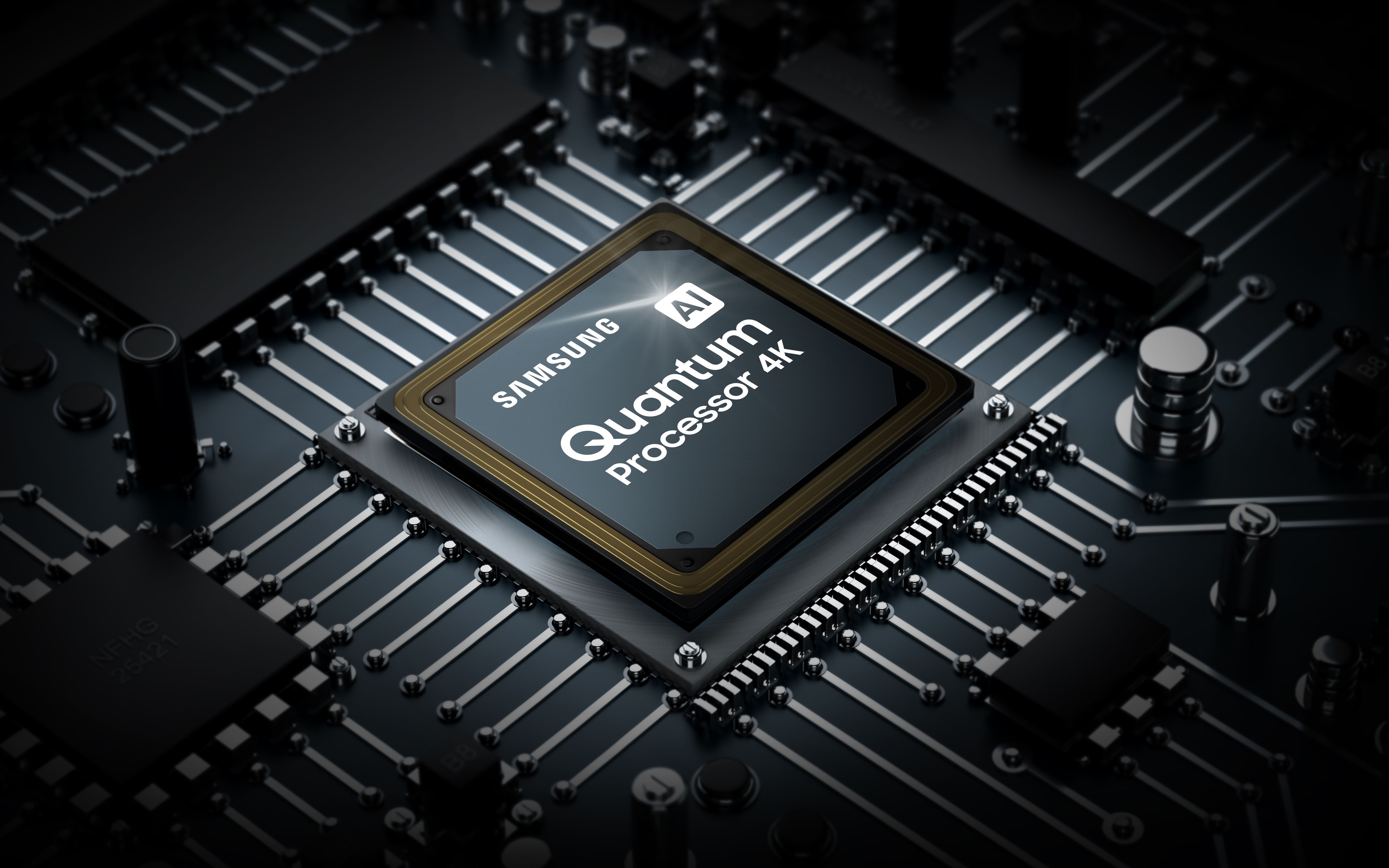 Samsung Quantum Processor 4K AI Chip HD Wallpaper