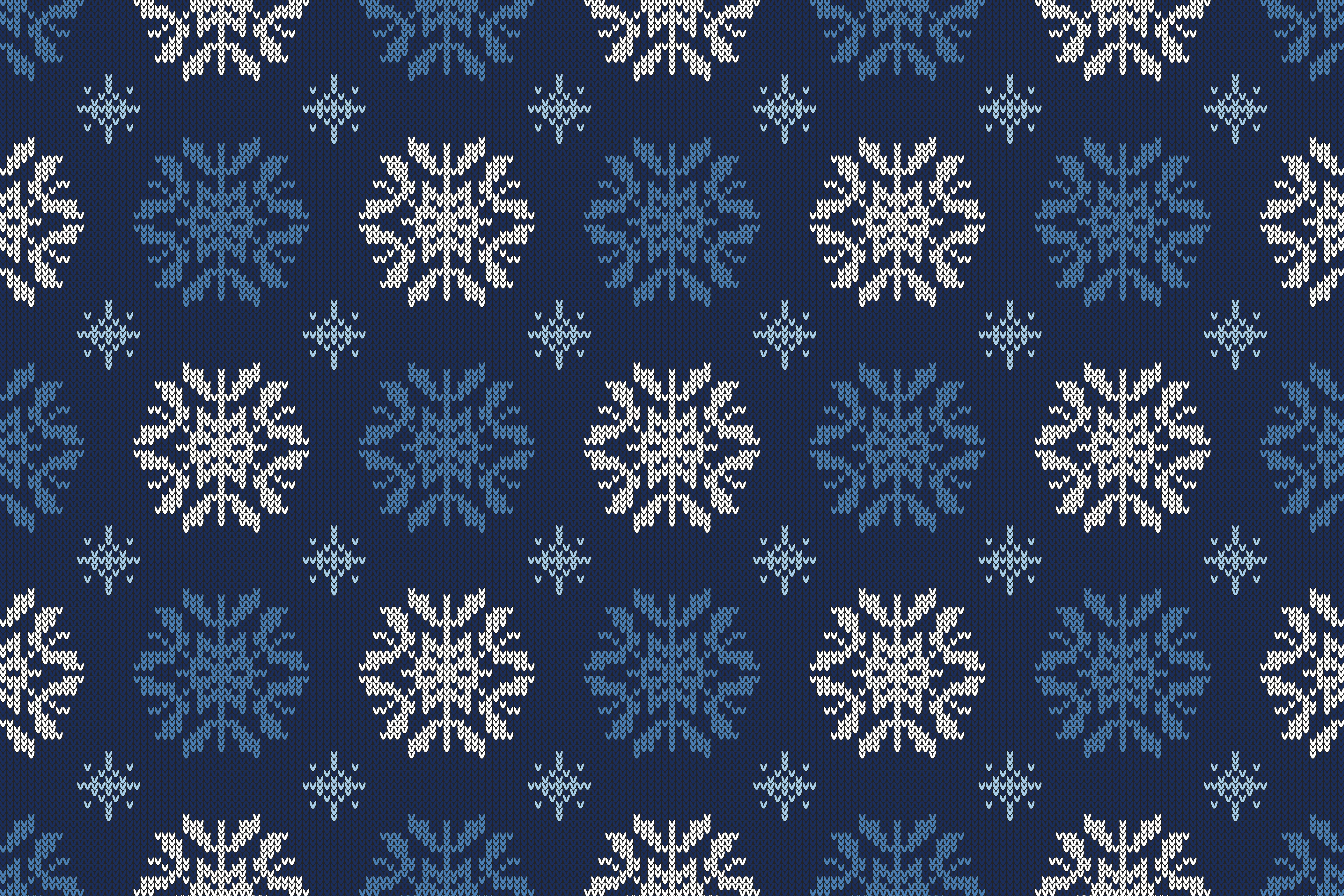 Artistic Snowflake Pattern 4K HD Wallpaper