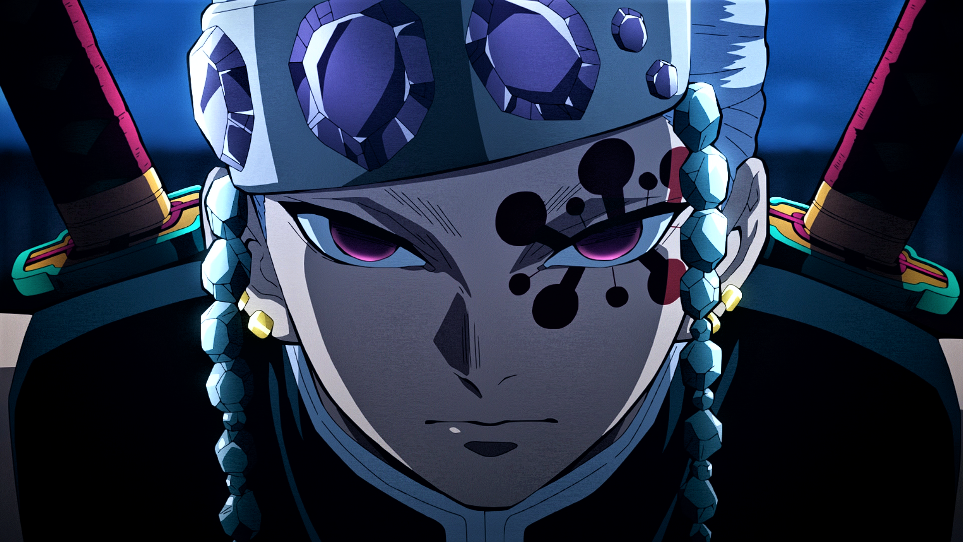 Tengen Uzui from Demon Slayer HD Wallpaper