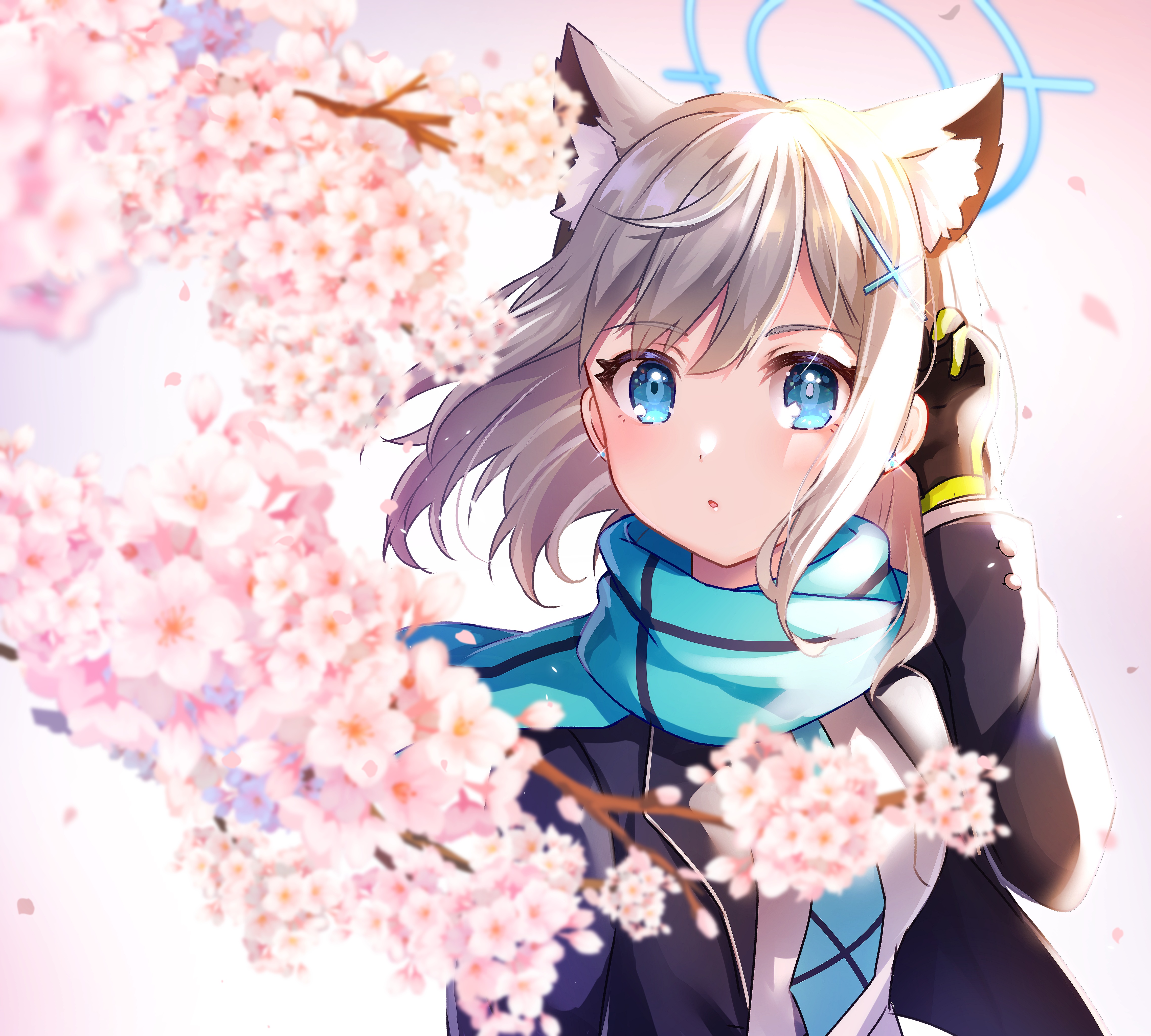 Sunaookami Shiroko from Blue Archive 4K HD Wallpaper