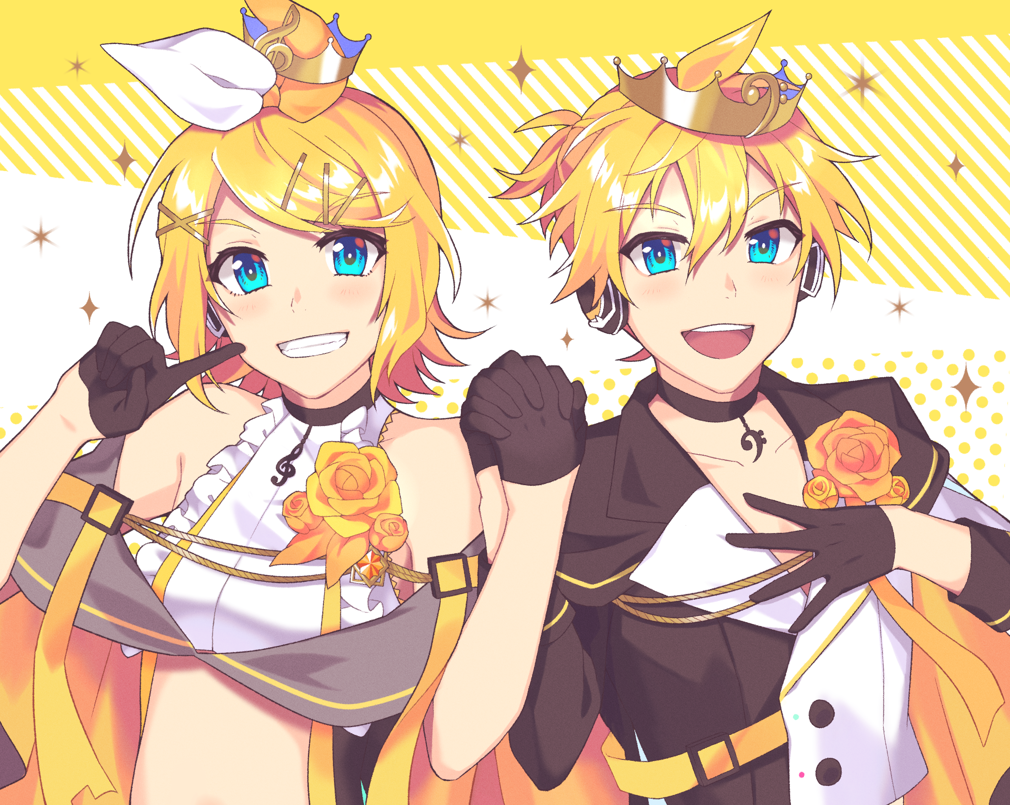 Rin and Len Kagamine from Vocaloid HD Wallpaper