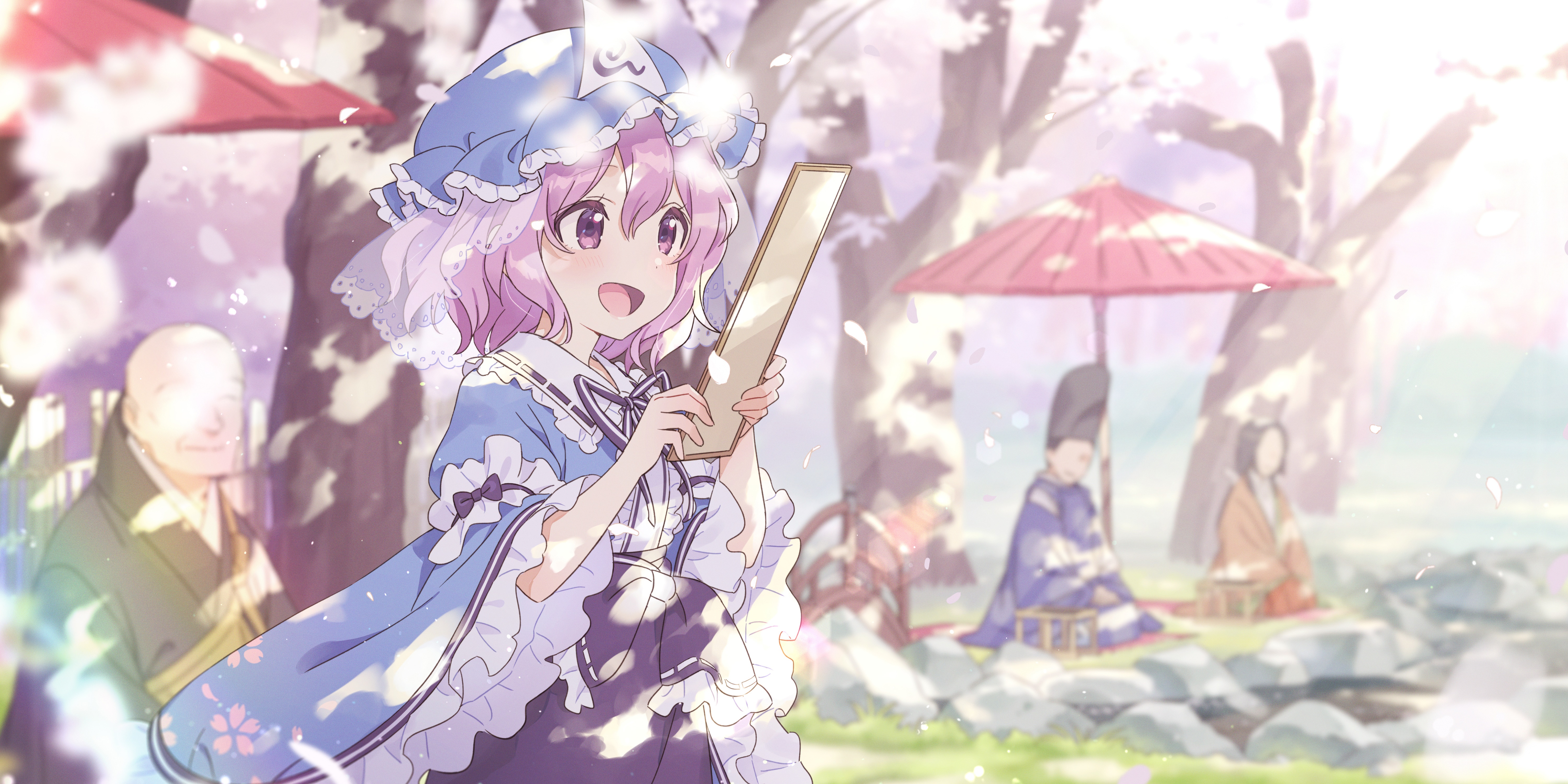 Yuyuko Saigyouji from Touhou 4K HD Wallpaper
