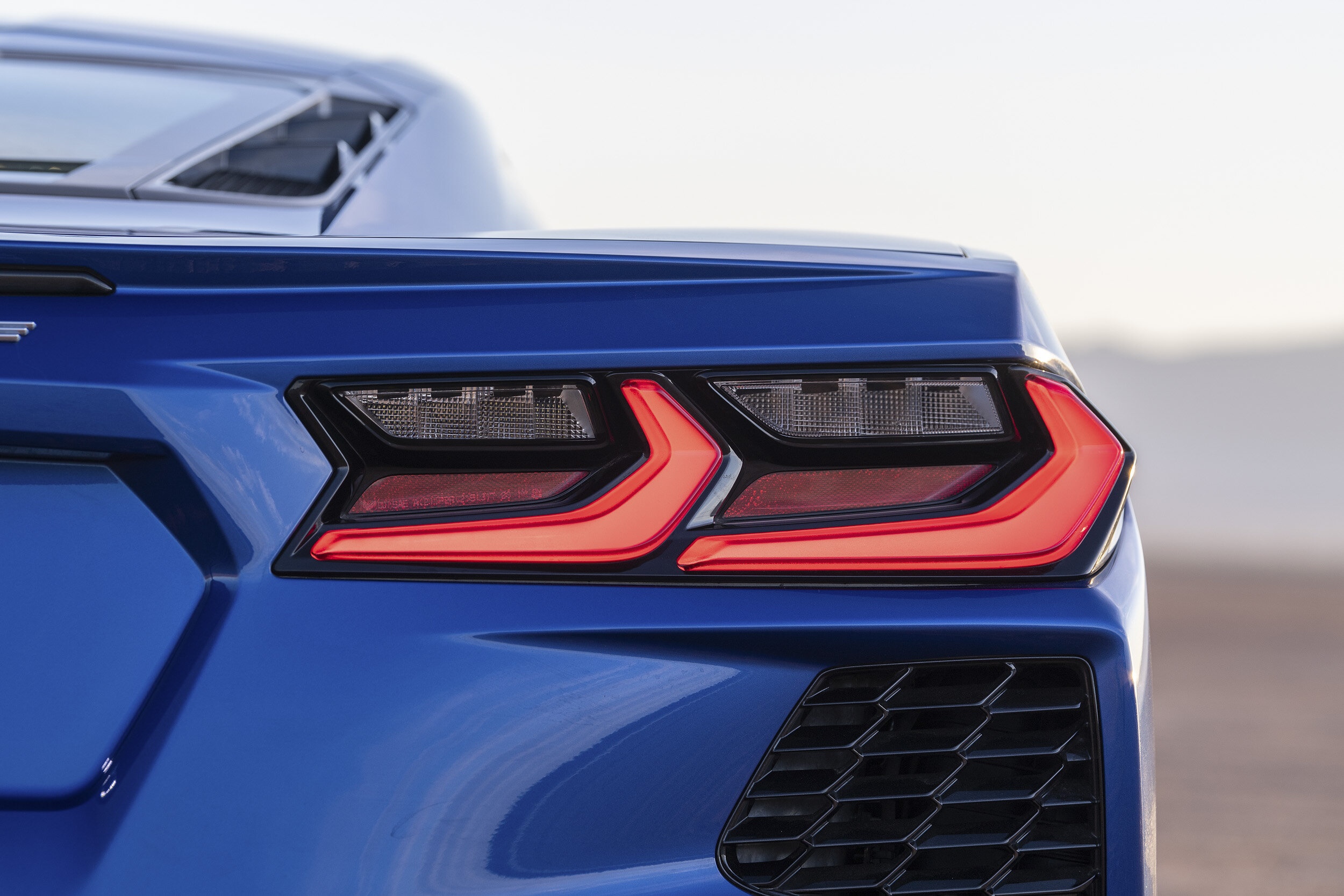 C8 Corvette Tail Lights HD Wallpaper