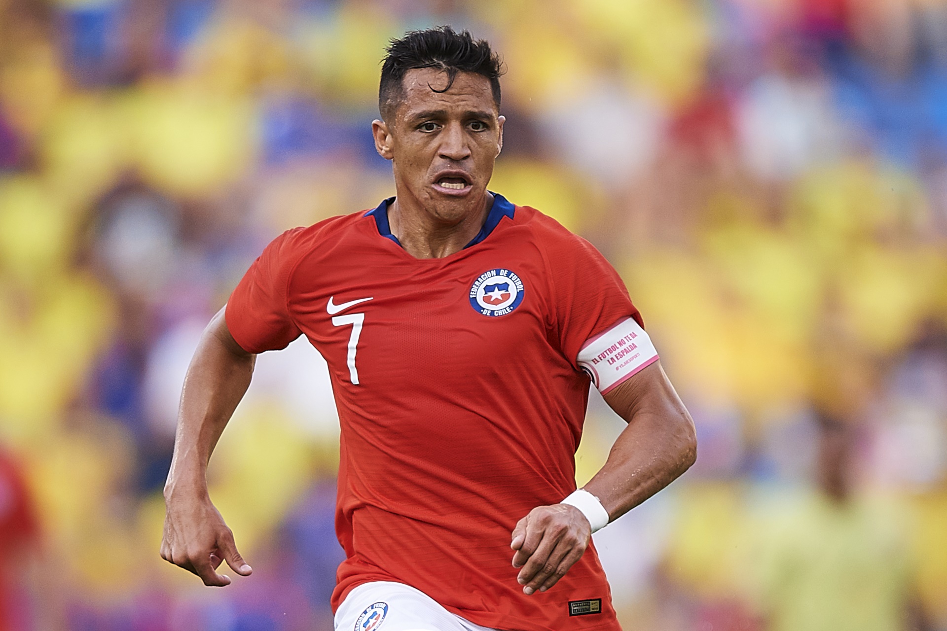 Alexis Sanchez from Chile National Football Team HD Wallpaper