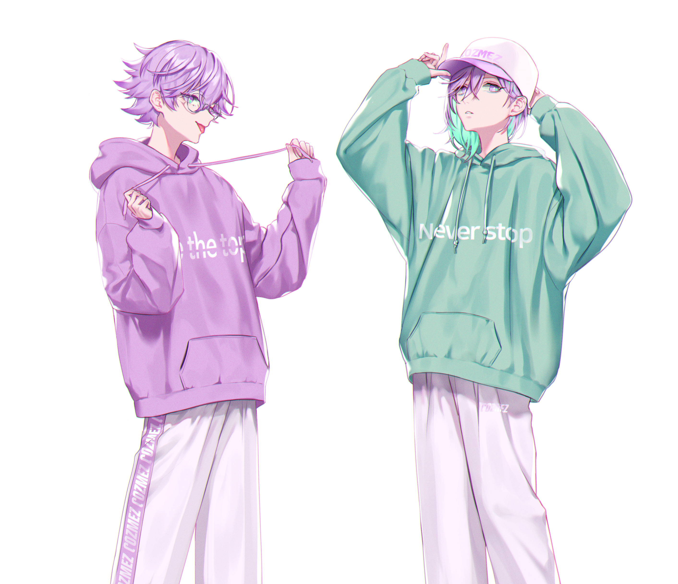 Nayuta Yatonokami and Kanata Yatonokami from Paradox Live HD Wallpaper