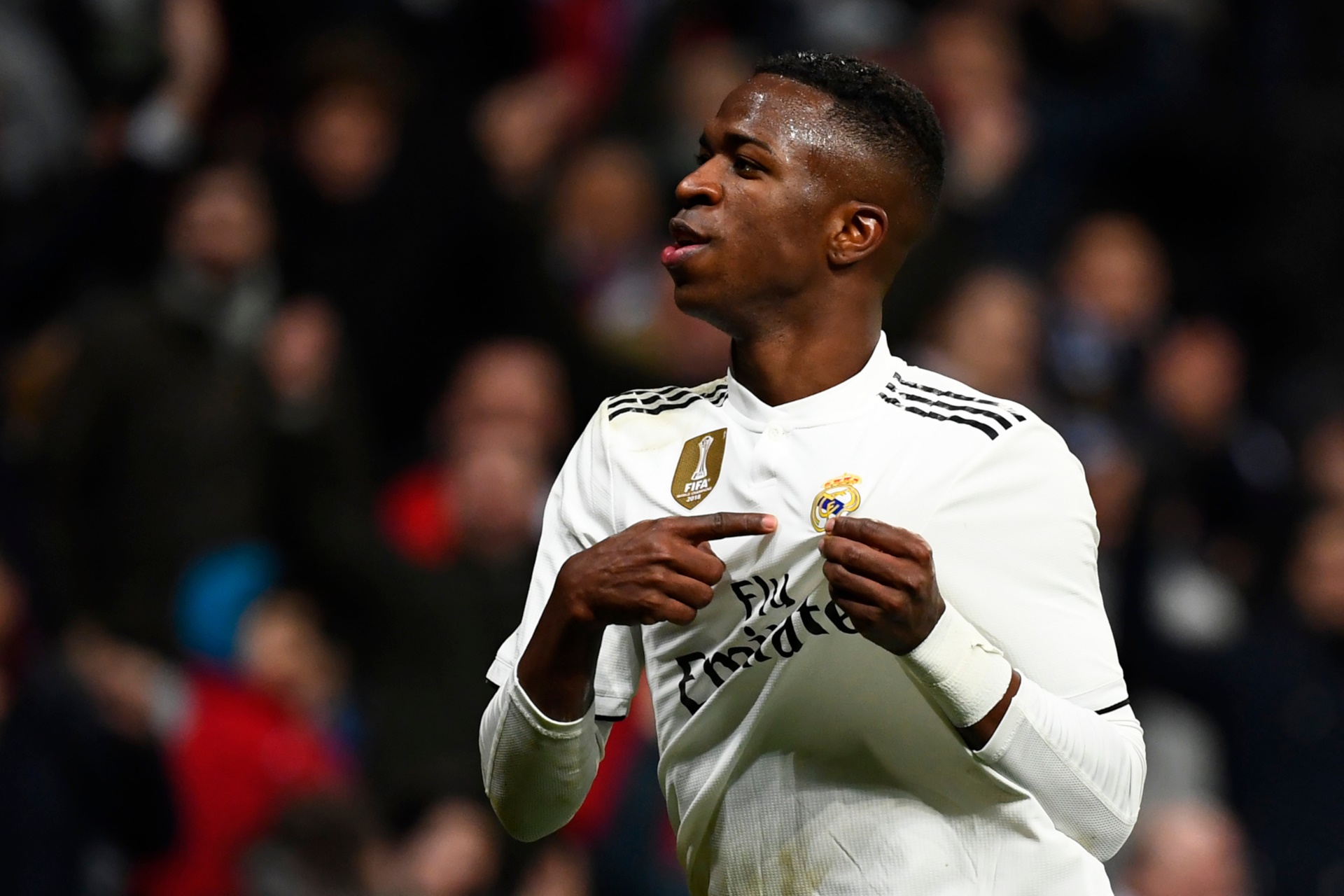 Vinícius Júnior of Real Madrid HD Wallpaper