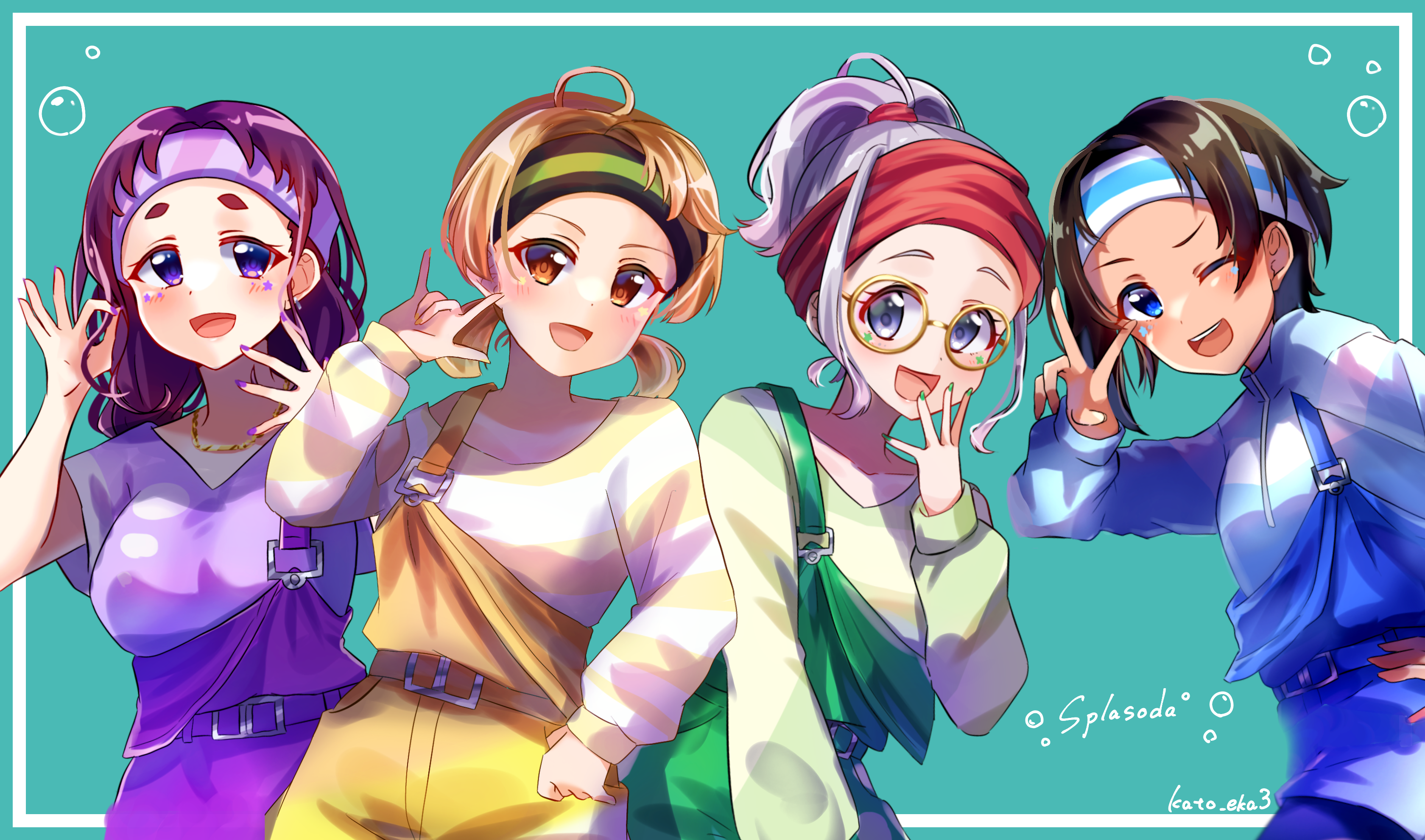 Selection Project: Hiromi Hamaguri, Ao Yodogawa, Nodoka Yagi, Nagisa Imau HD Wallpaper
