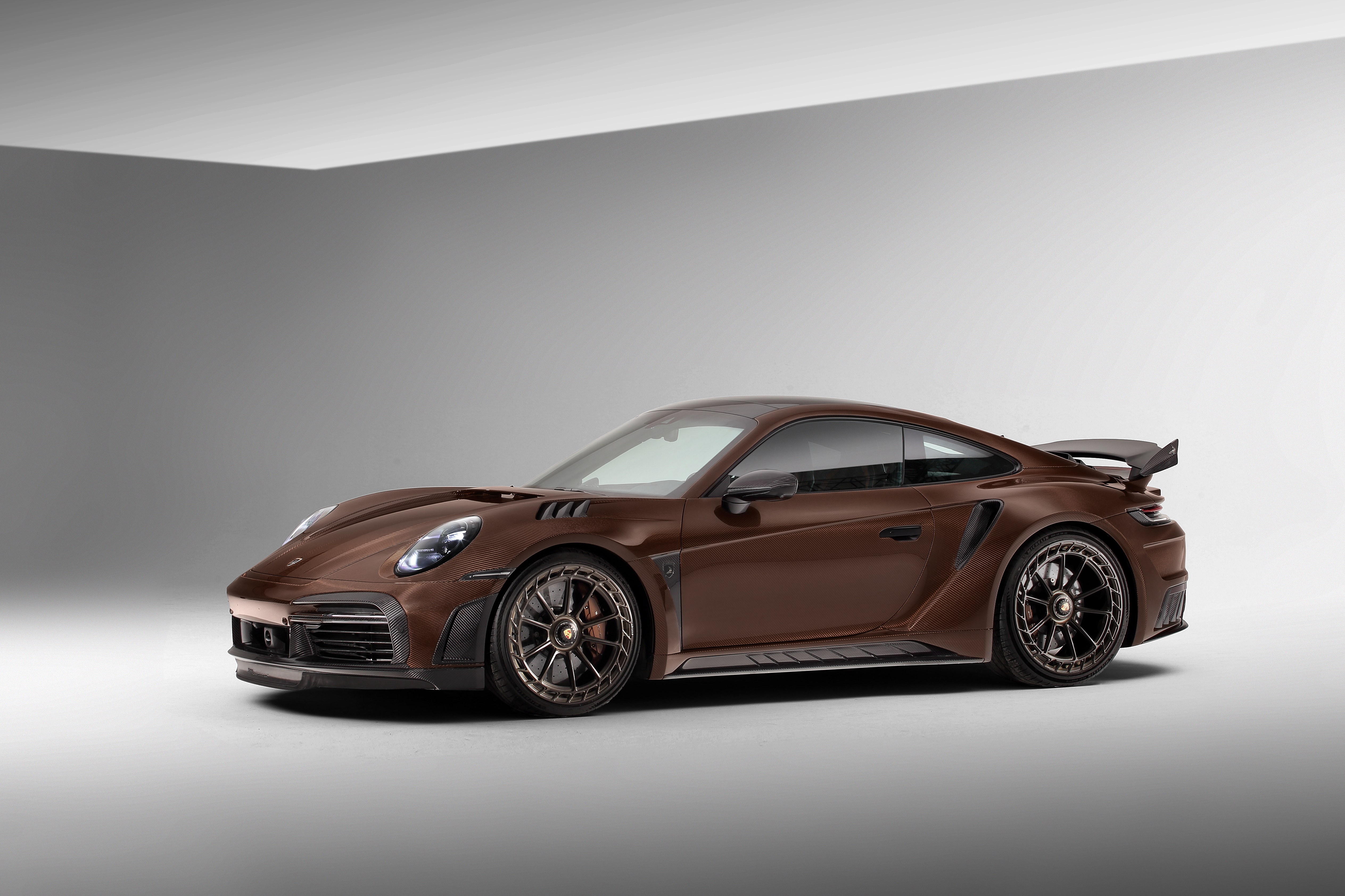 Porsche 911 Turbo S Stinger GTR Carbon Edition HD Wallpaper