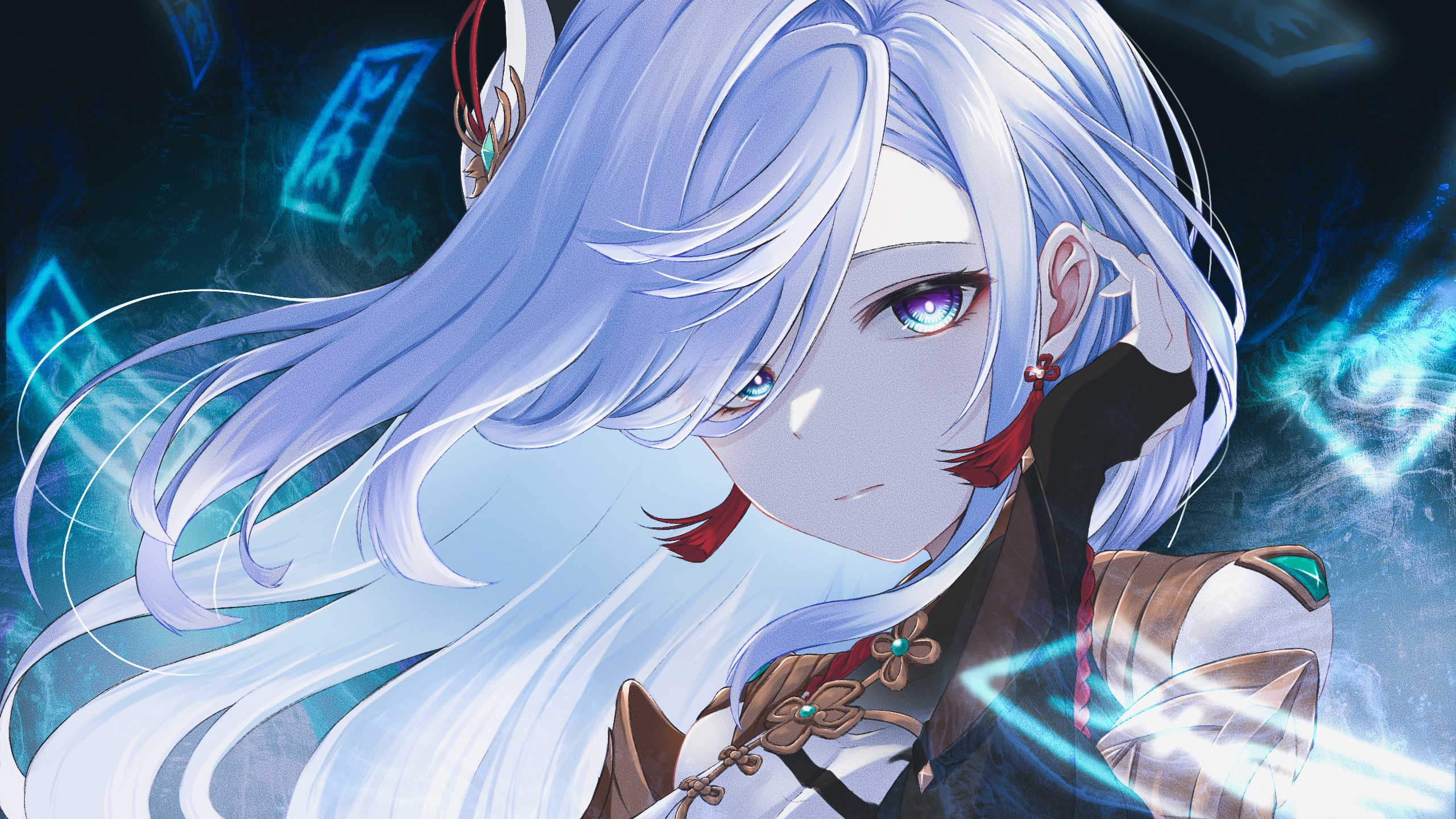 Shenhe from Genshin Impact HD Wallpaper