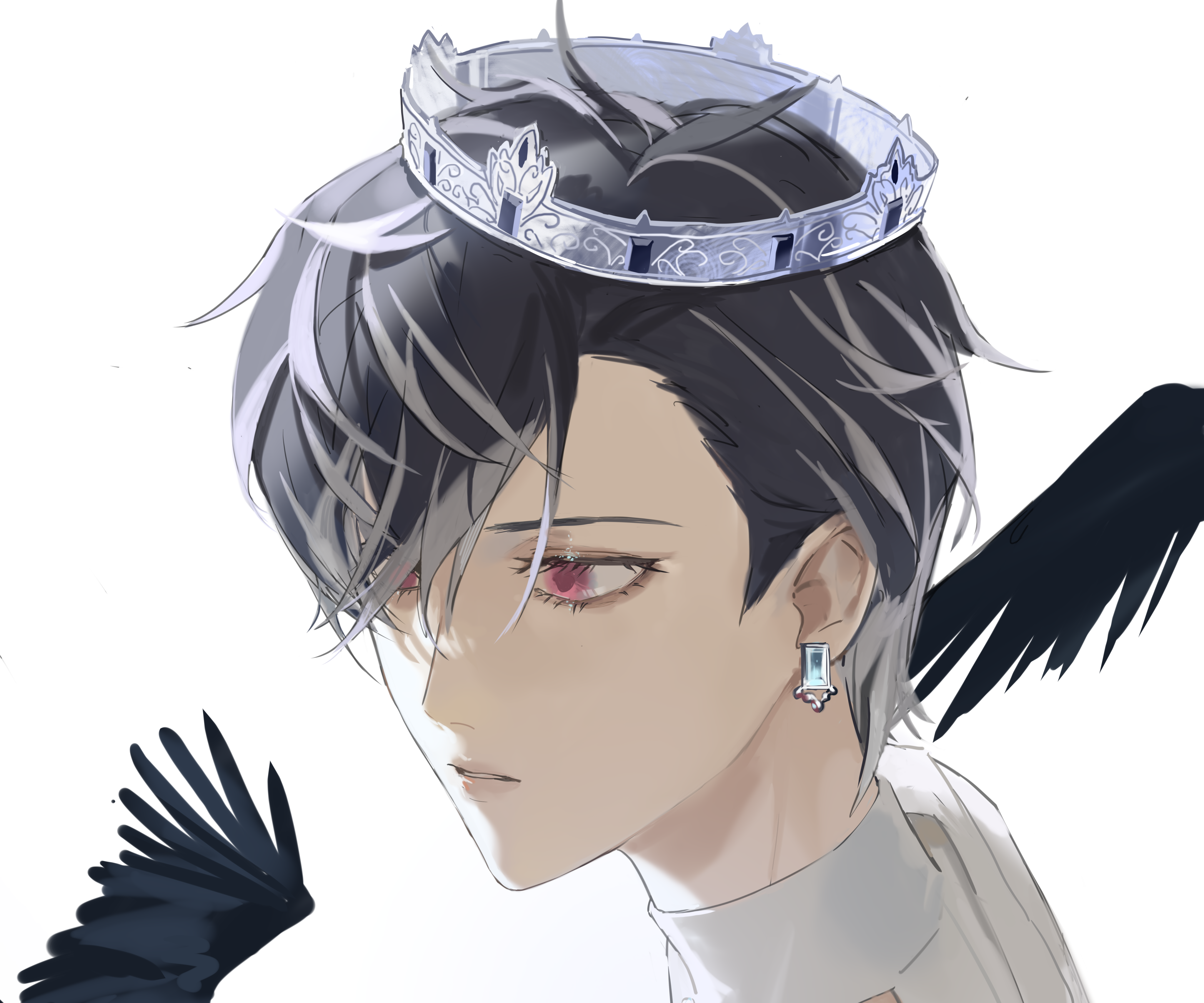 Momo from IDOLiSH7 wearing a crown HD Wallpaper