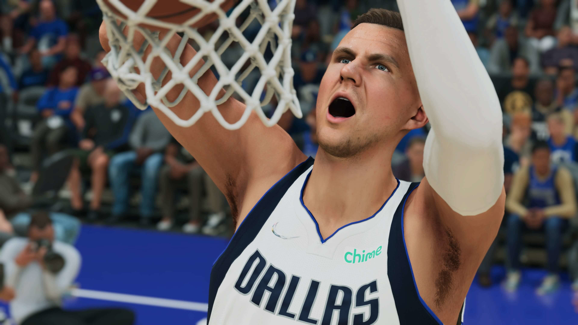 Kristaps Porzingis in NBA 2K22 HD Wallpaper