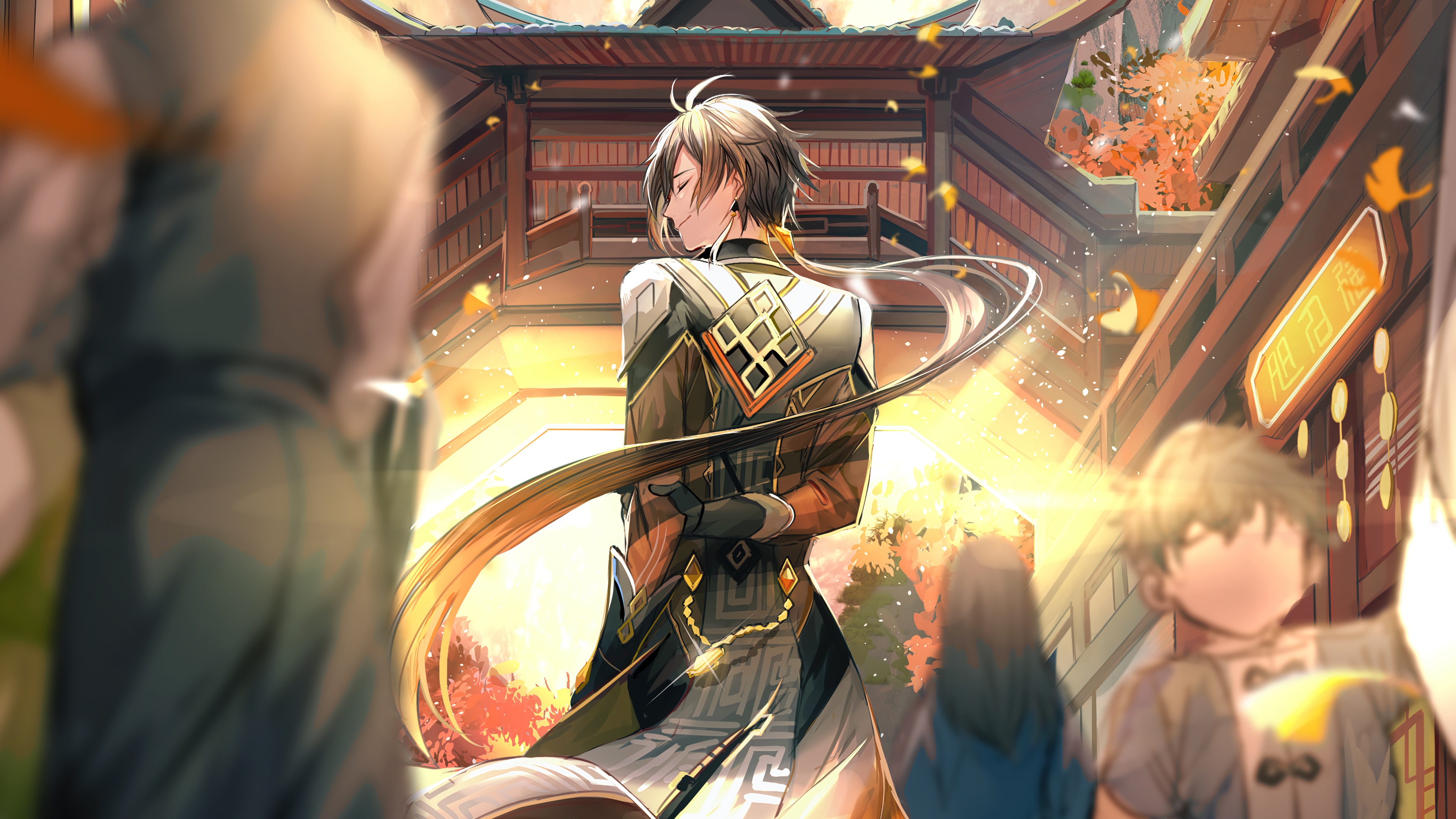 Zhongli from Genshin Impact 4K HD Wallpaper