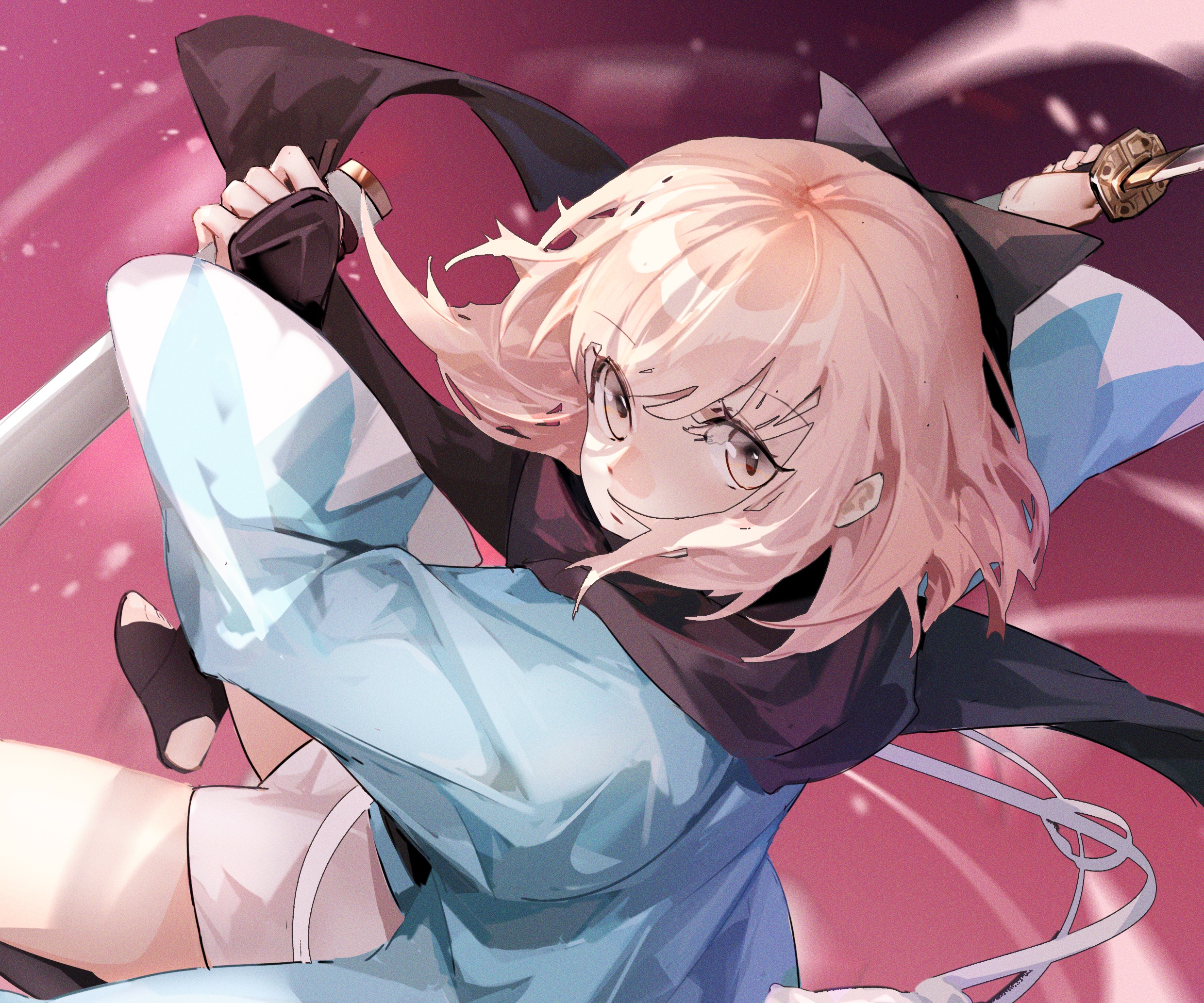 Sakura Saber from Fate/Grand Order HD Wallpaper