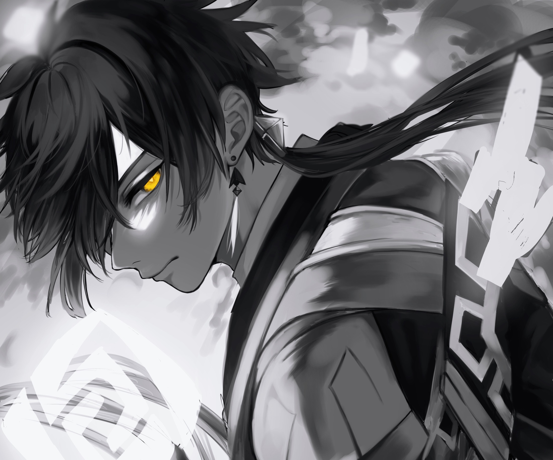 Zhongli from Genshin Impact HD Wallpaper