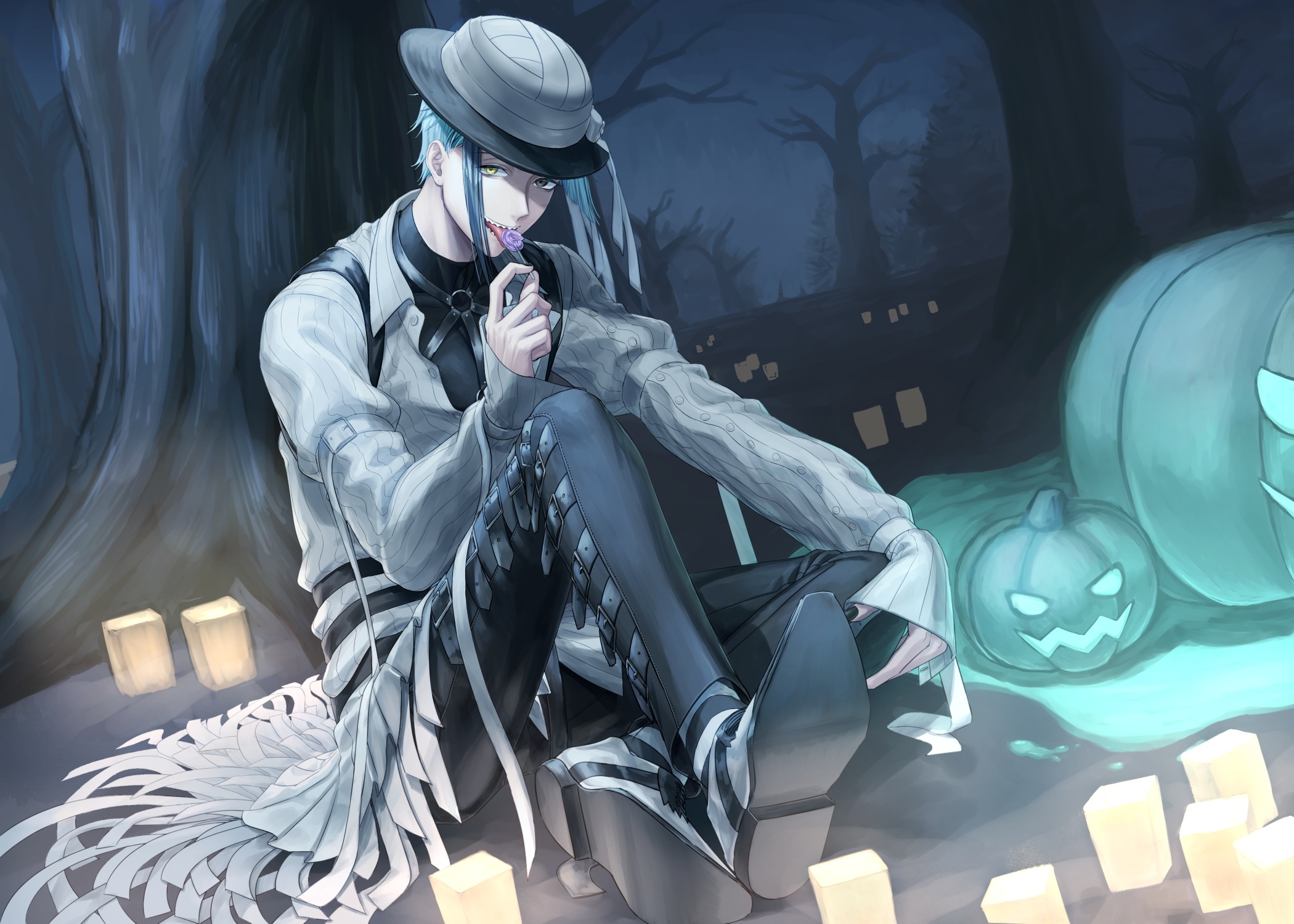 Floyd Leech from Twisted Wonderland HD Wallpaper