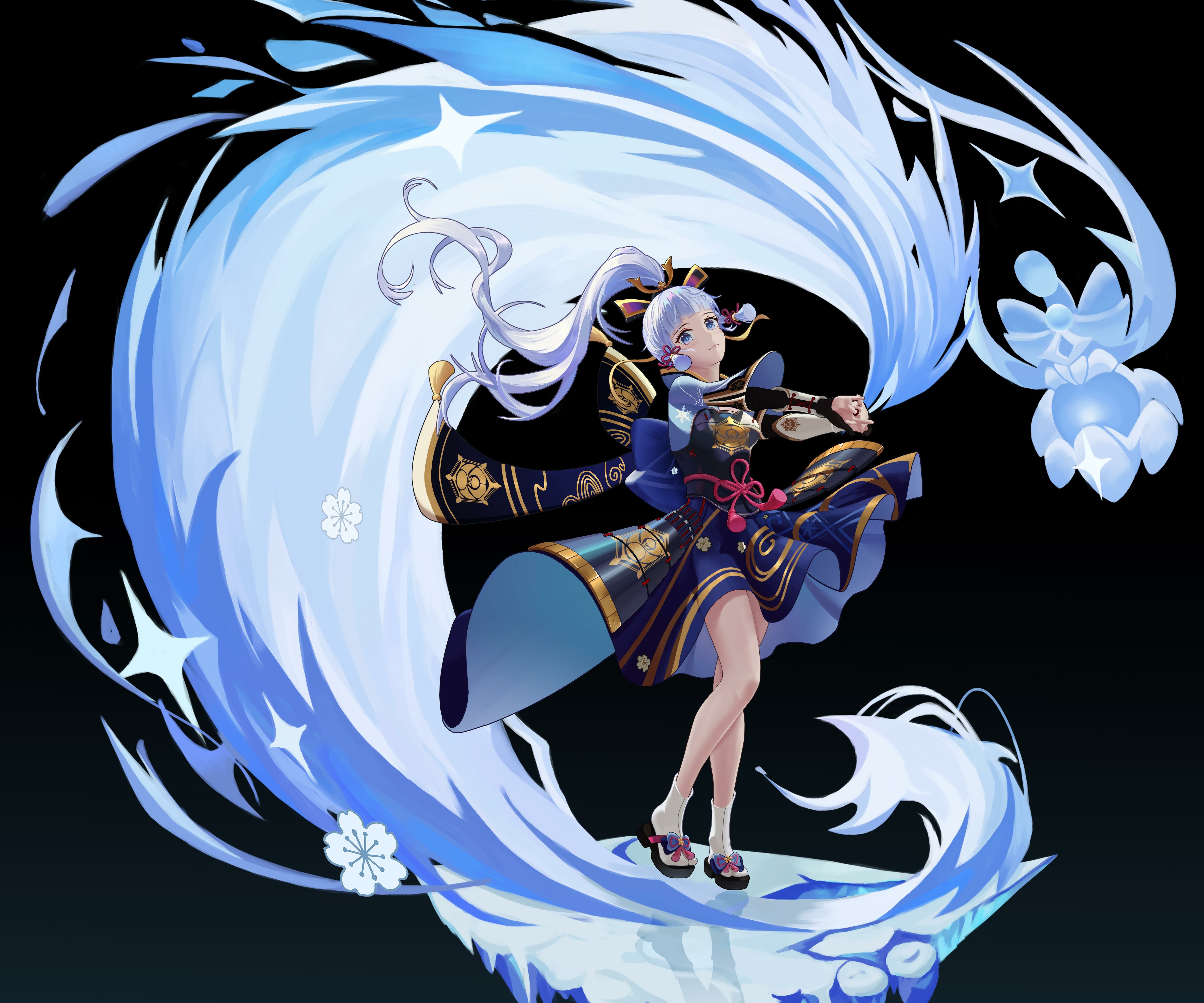 Kamisato Ayaka from Genshin Impact HD Wallpaper