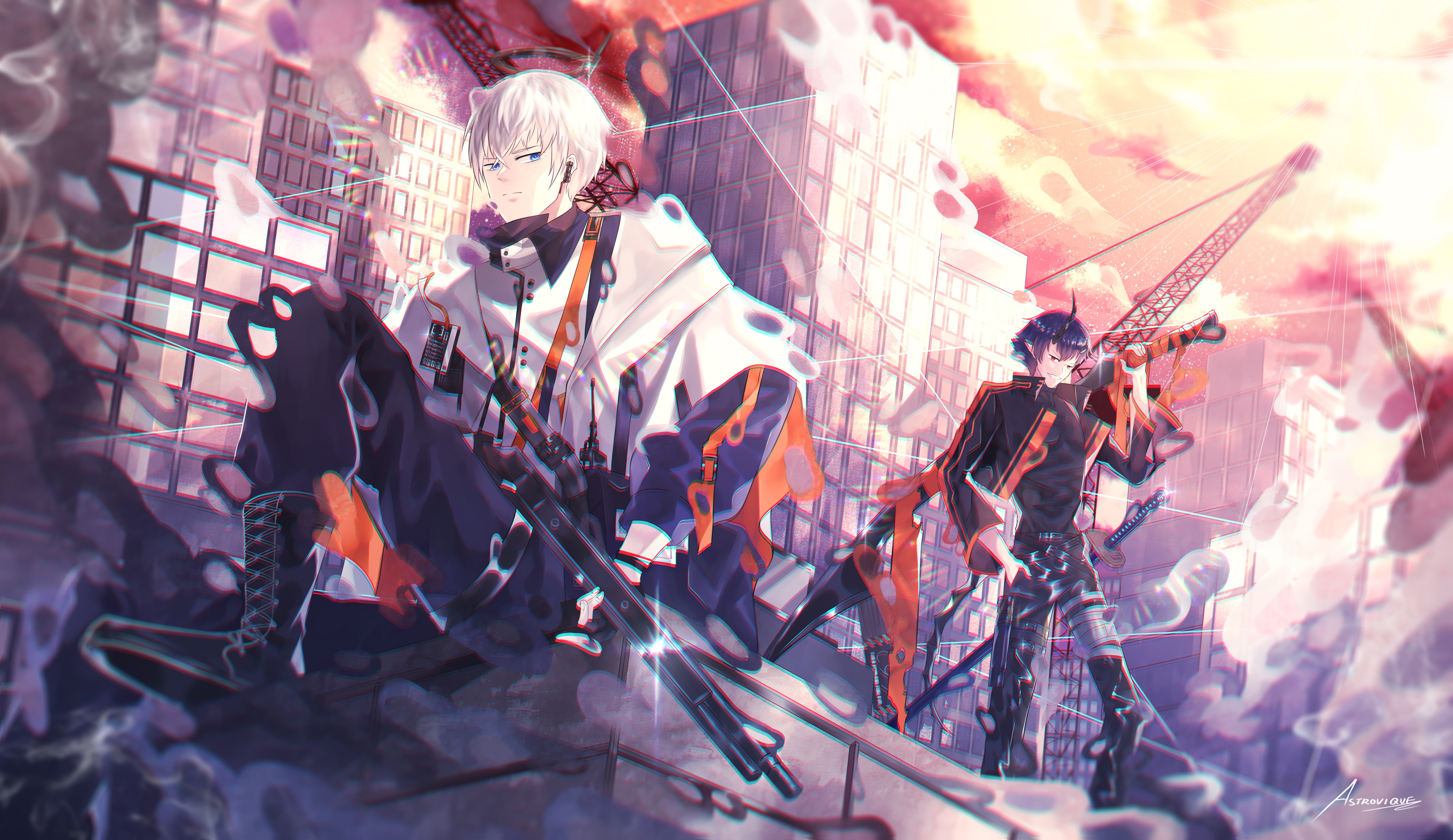 Flamebringer and Executor from Arknights 4K HD Wallpaper