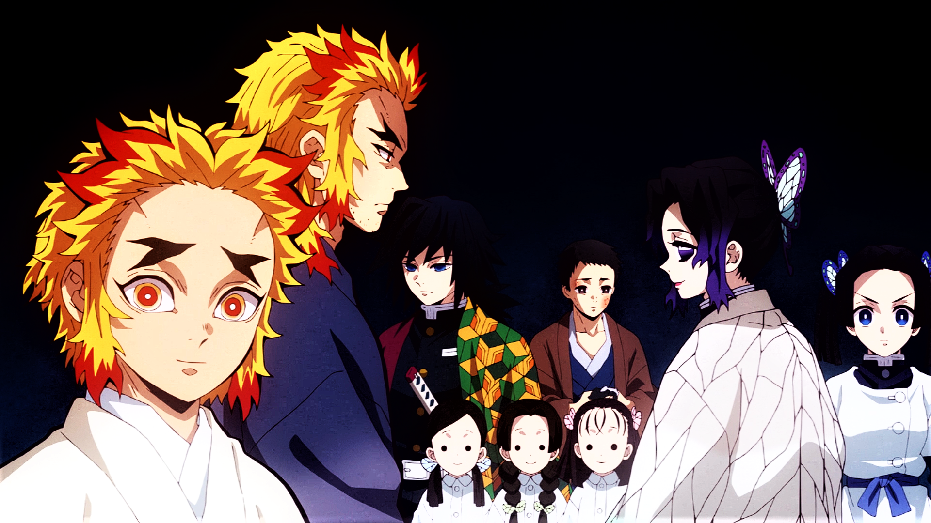 Demon Slayer: Kimetsu no Yaiba characters HD Wallpaper