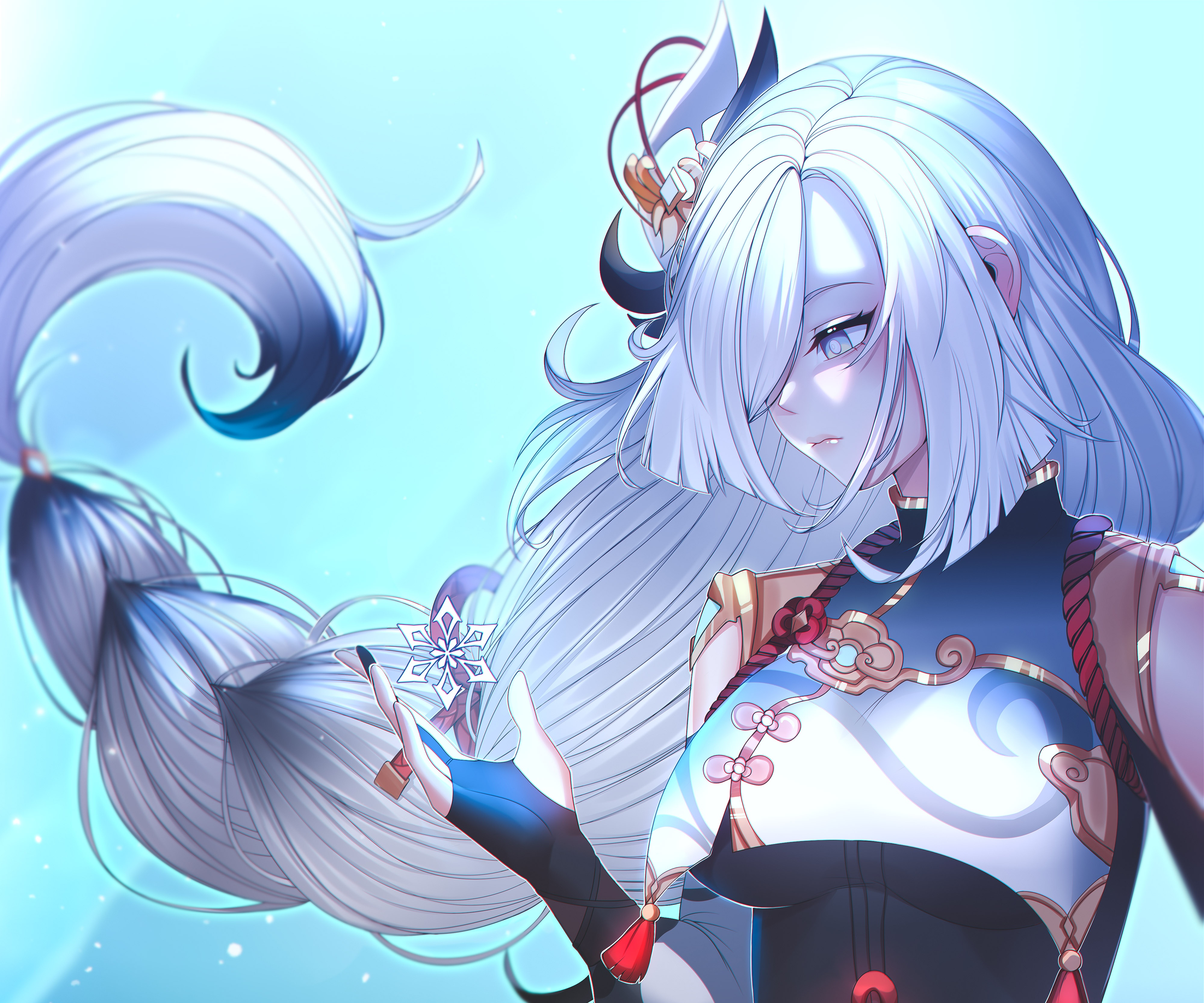 Shenhe from Genshin Impact 4K HD Wallpaper