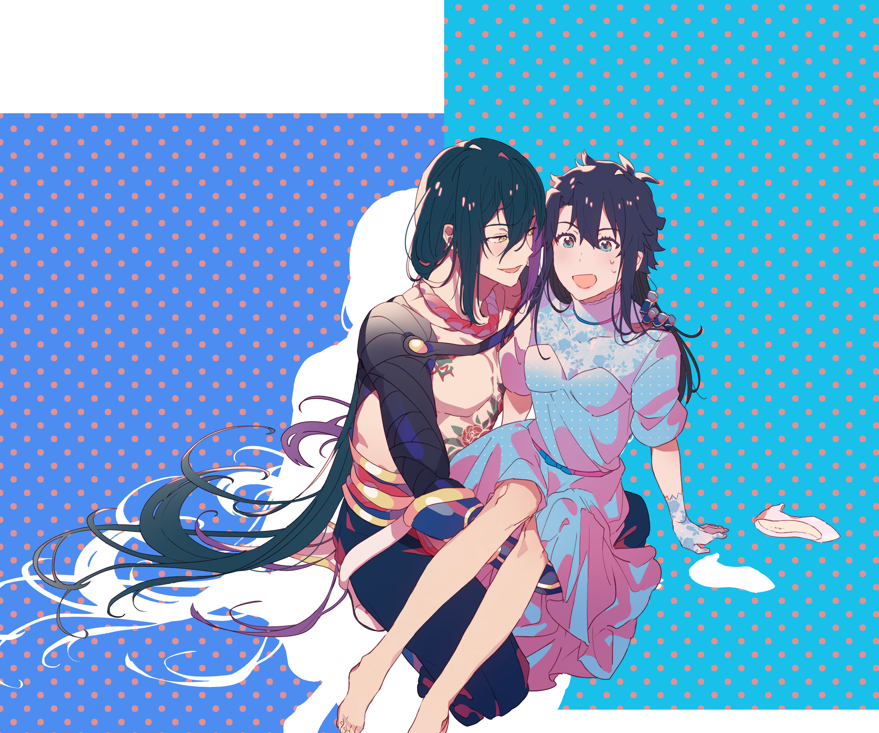 Yan Qing and Ritsuka Fujimaru from Fate/Grand Order HD Wallpaper