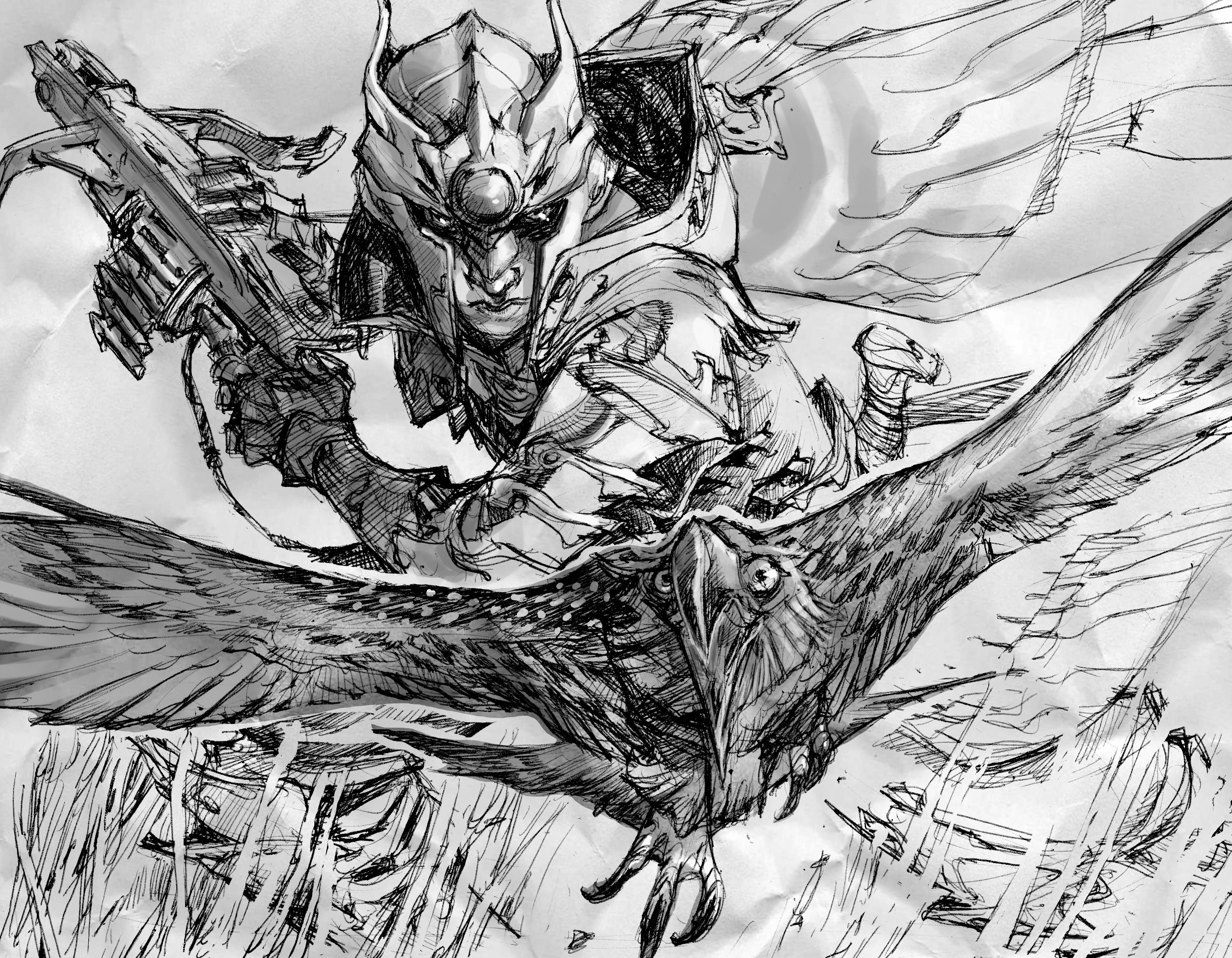 Quinn from League of Legends with Valor HD Wallpaper