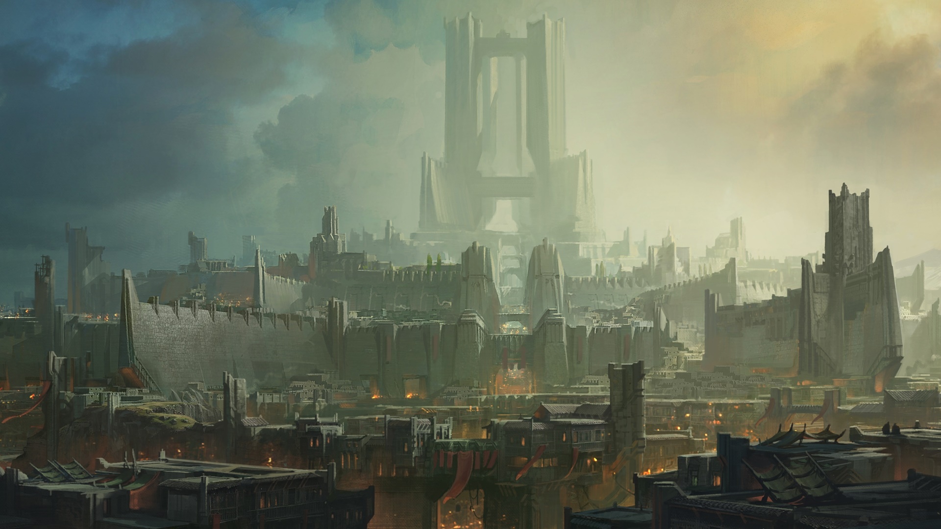 League of Legends HD Cityscape HD Wallpaper