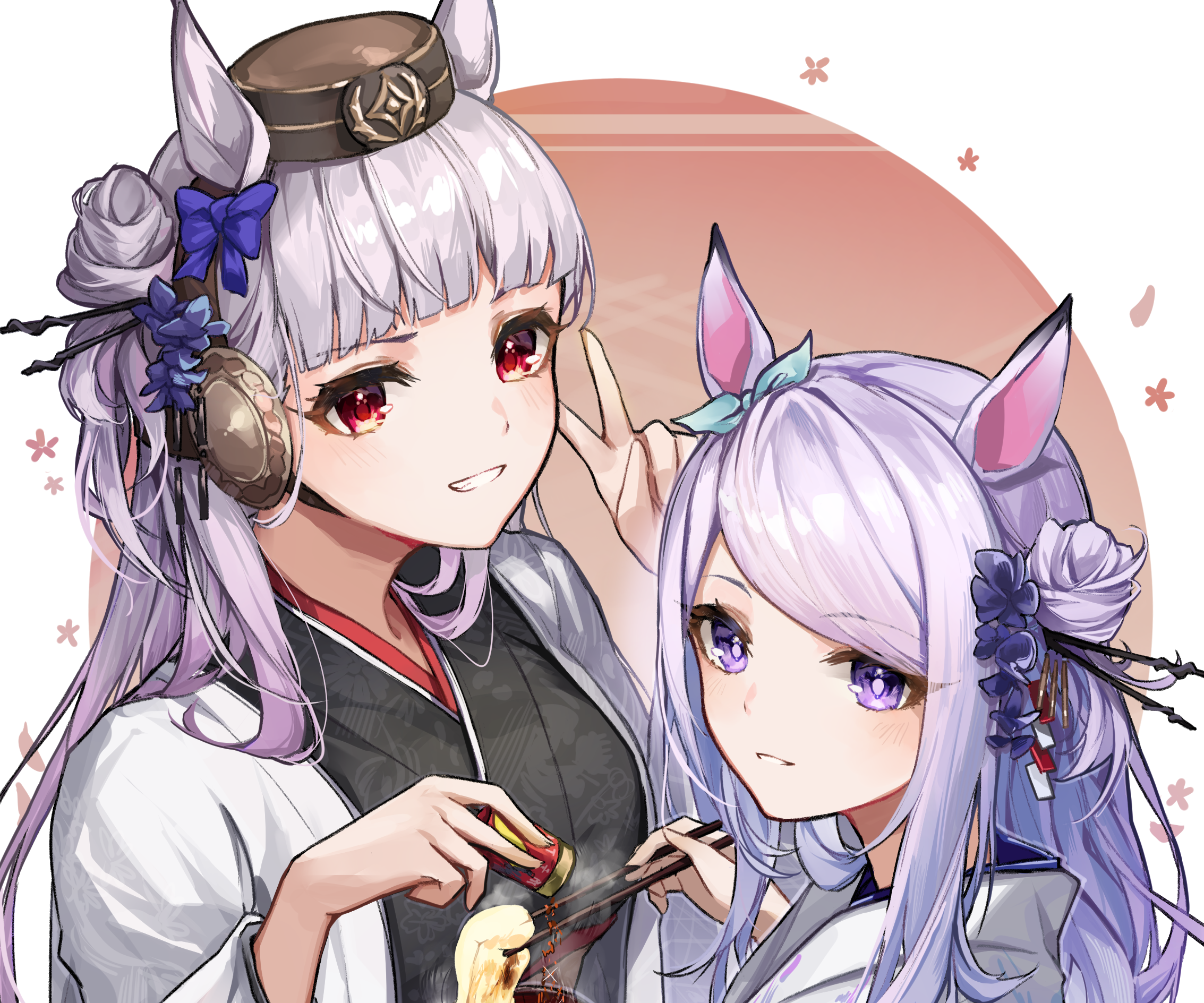 Gold Ship and Mejiro McQueen from Uma Musume: Pretty Derby HD Wallpaper