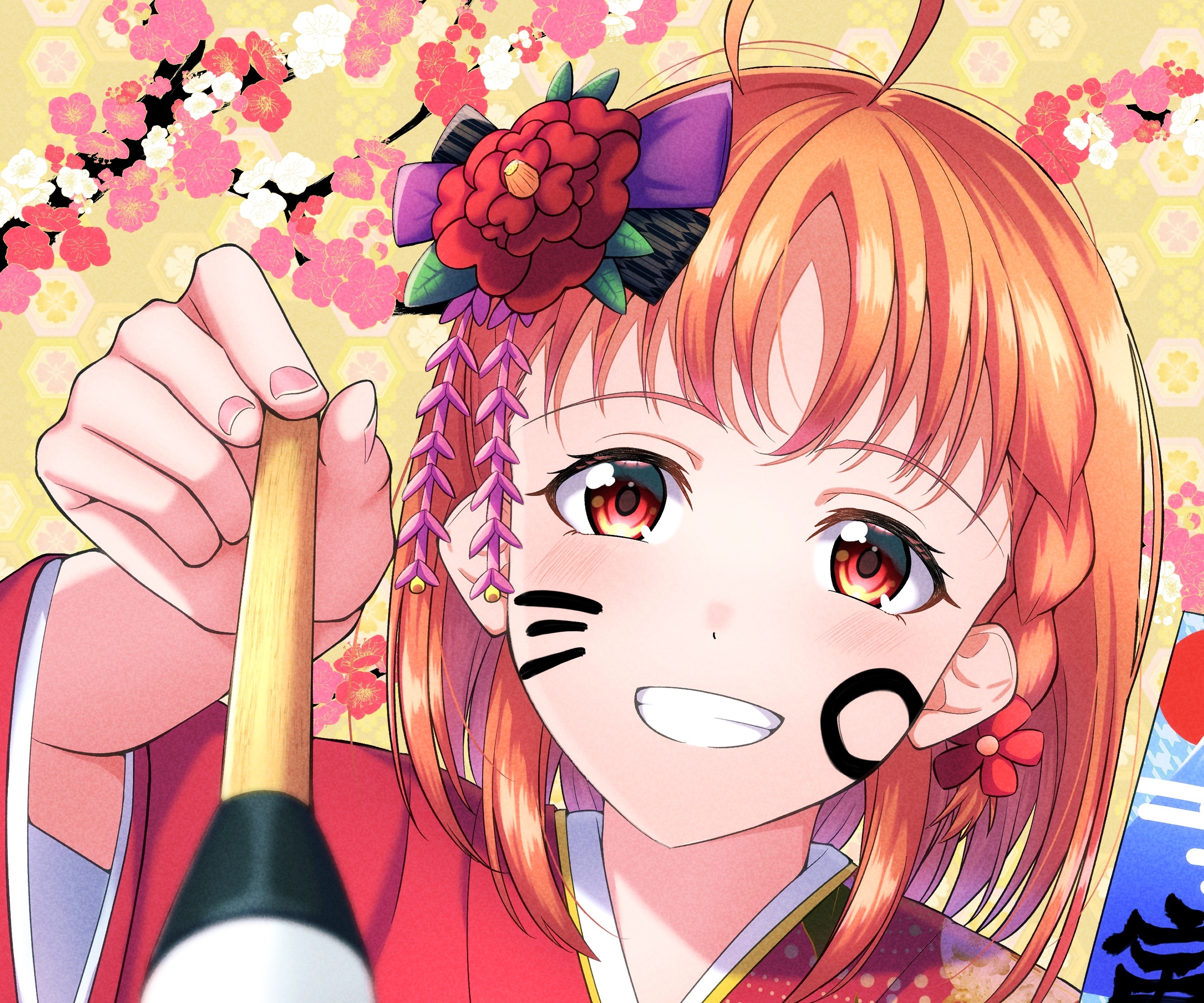Chika Takami from Love Live! Sunshine!! HD Wallpaper