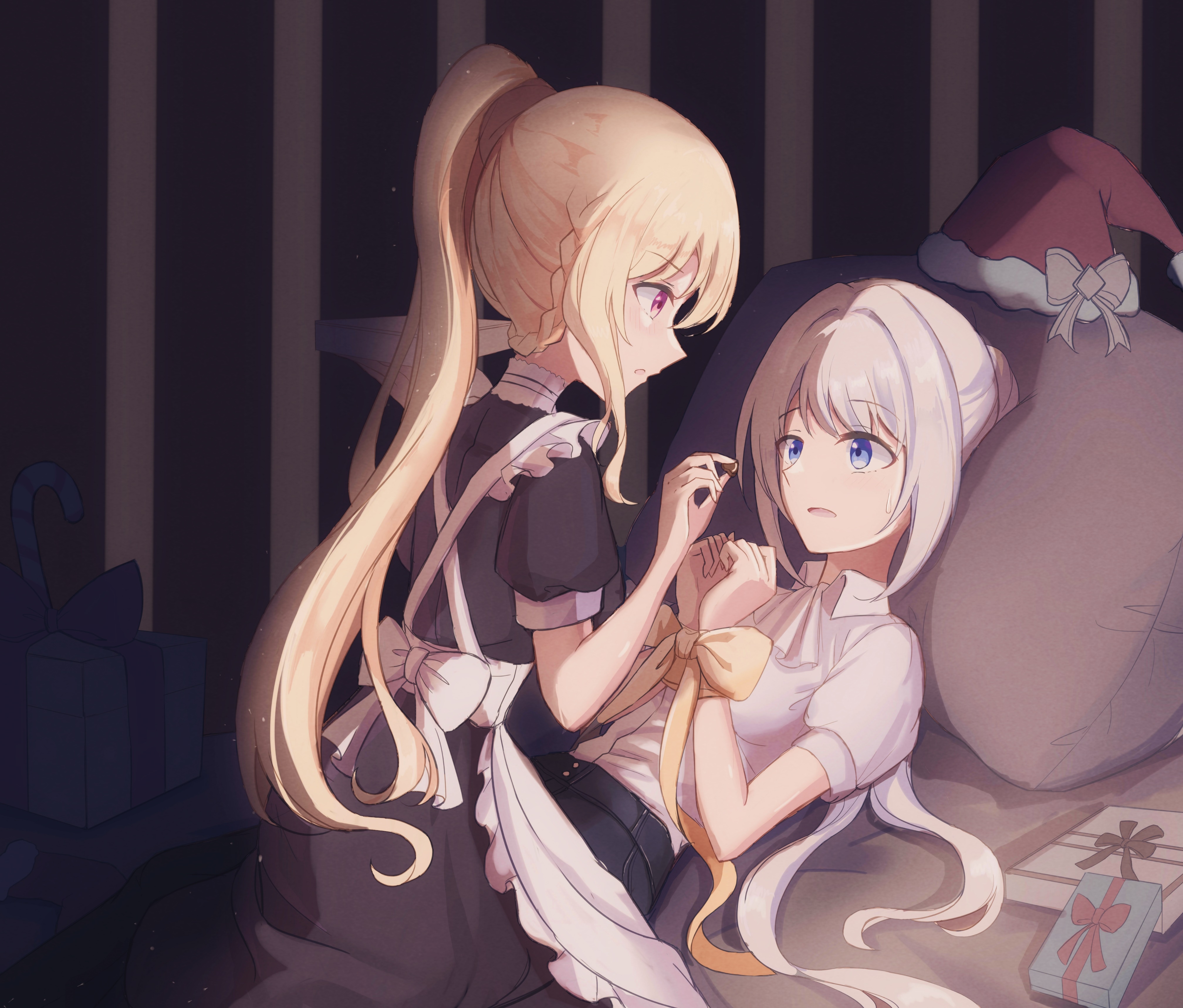 Momoko Togame and Mitama Yakumo from Magia Record HD Wallpaper
