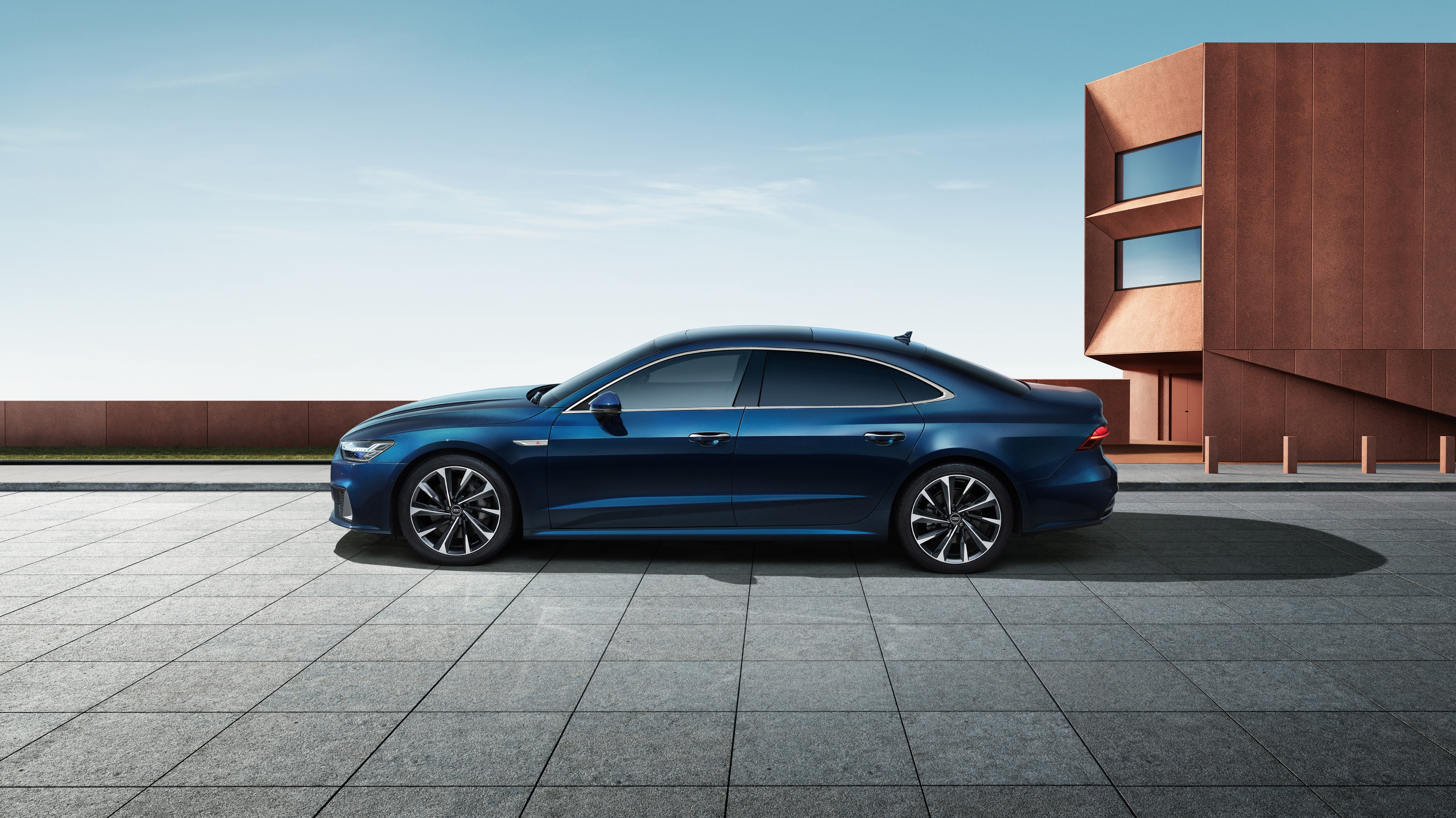 Audi A7L 55 TFSI quattro S line sedan HD Wallpaper