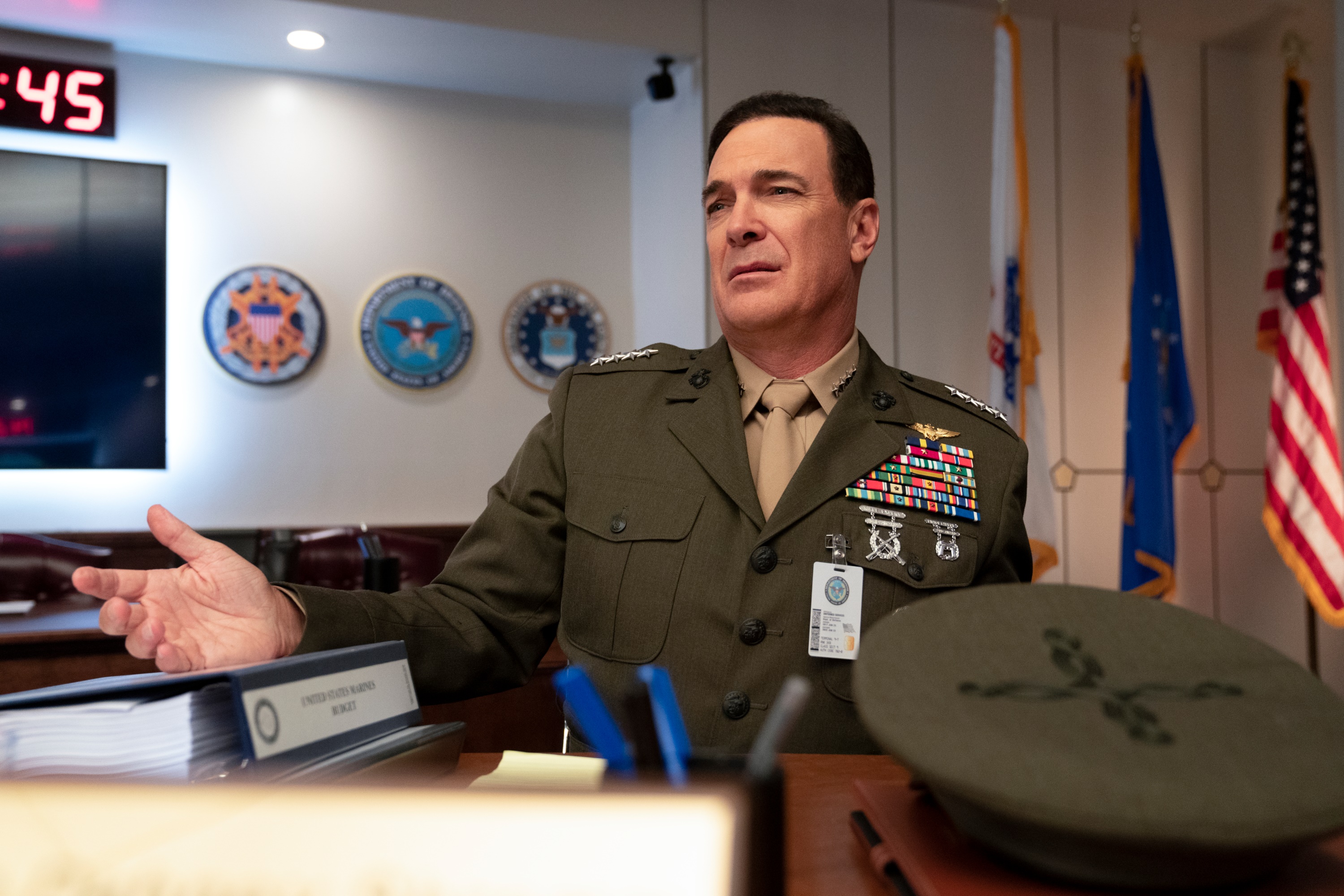 General in uniform with medals HD Wallpaper