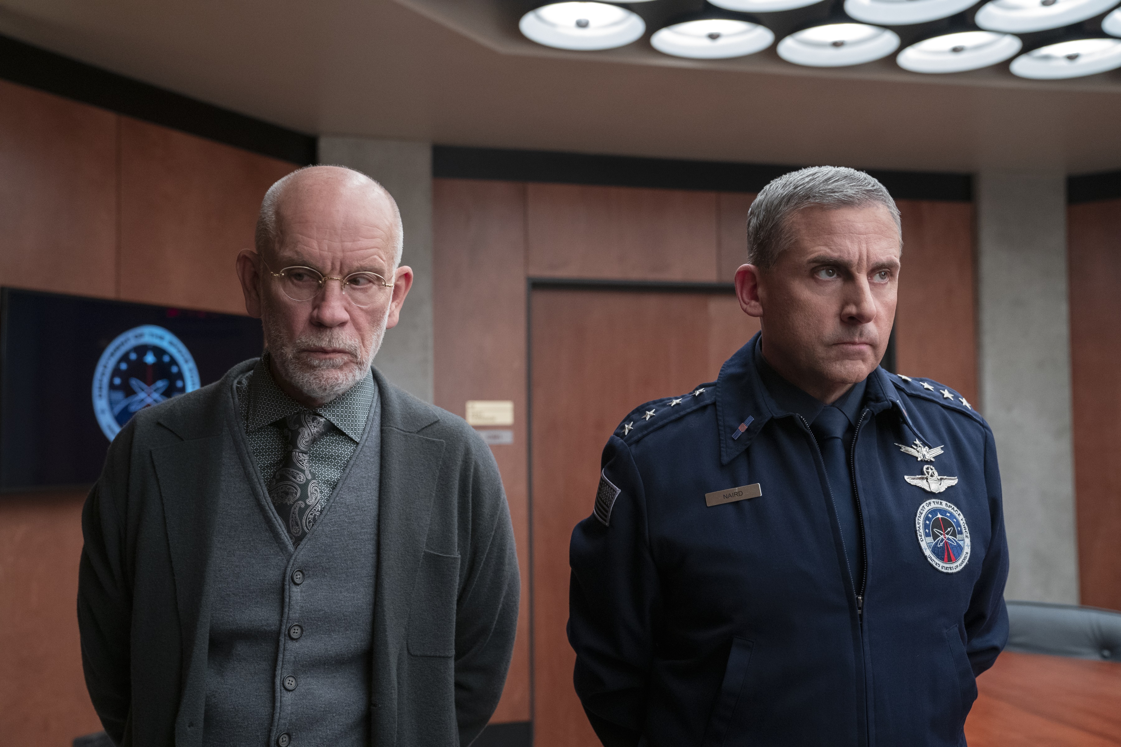 General Mark R. Naird and Adrian Mallory from Space Force HD Wallpaper