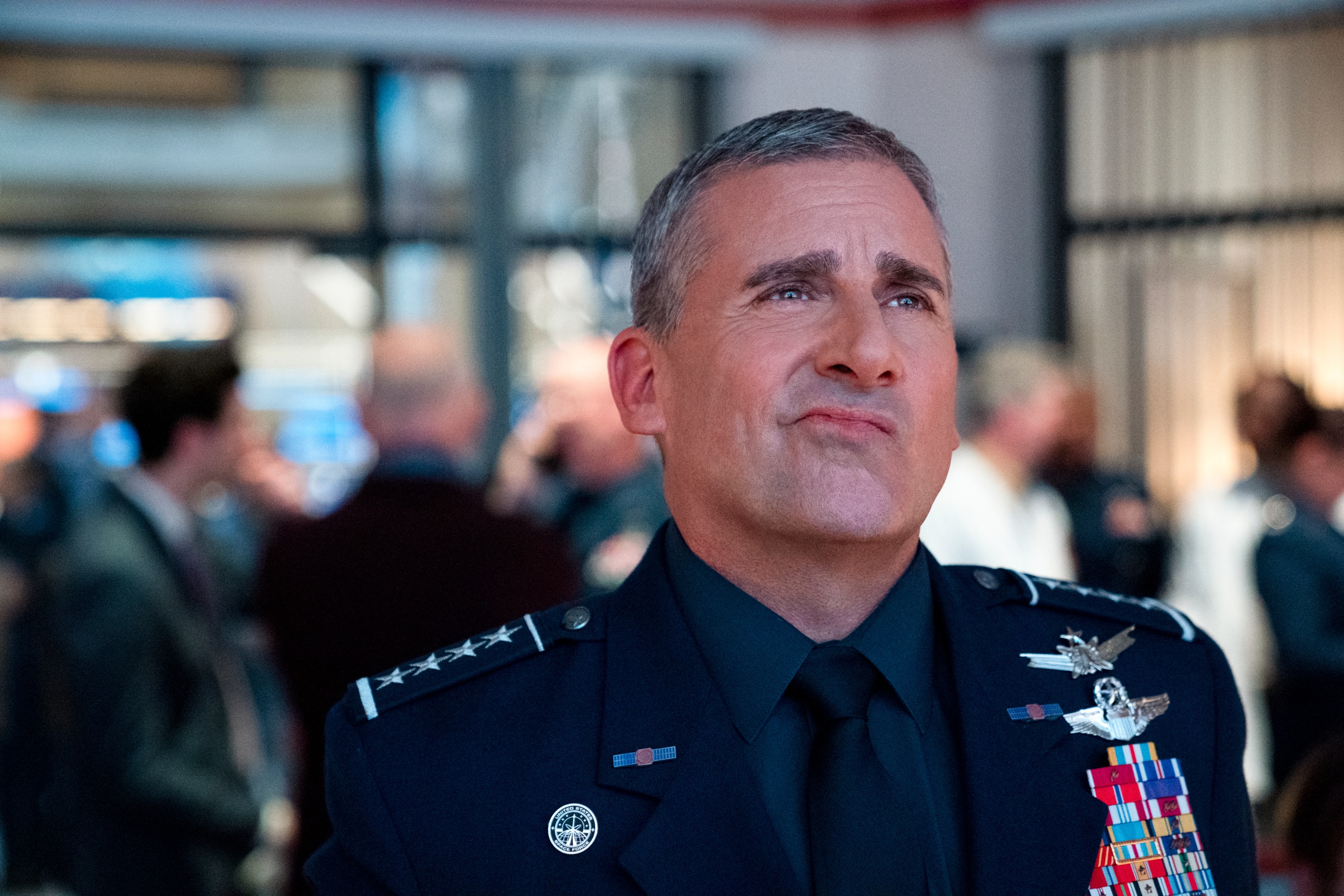 Steve Carell as Mark R. Naird in Space Force HD Wallpaper