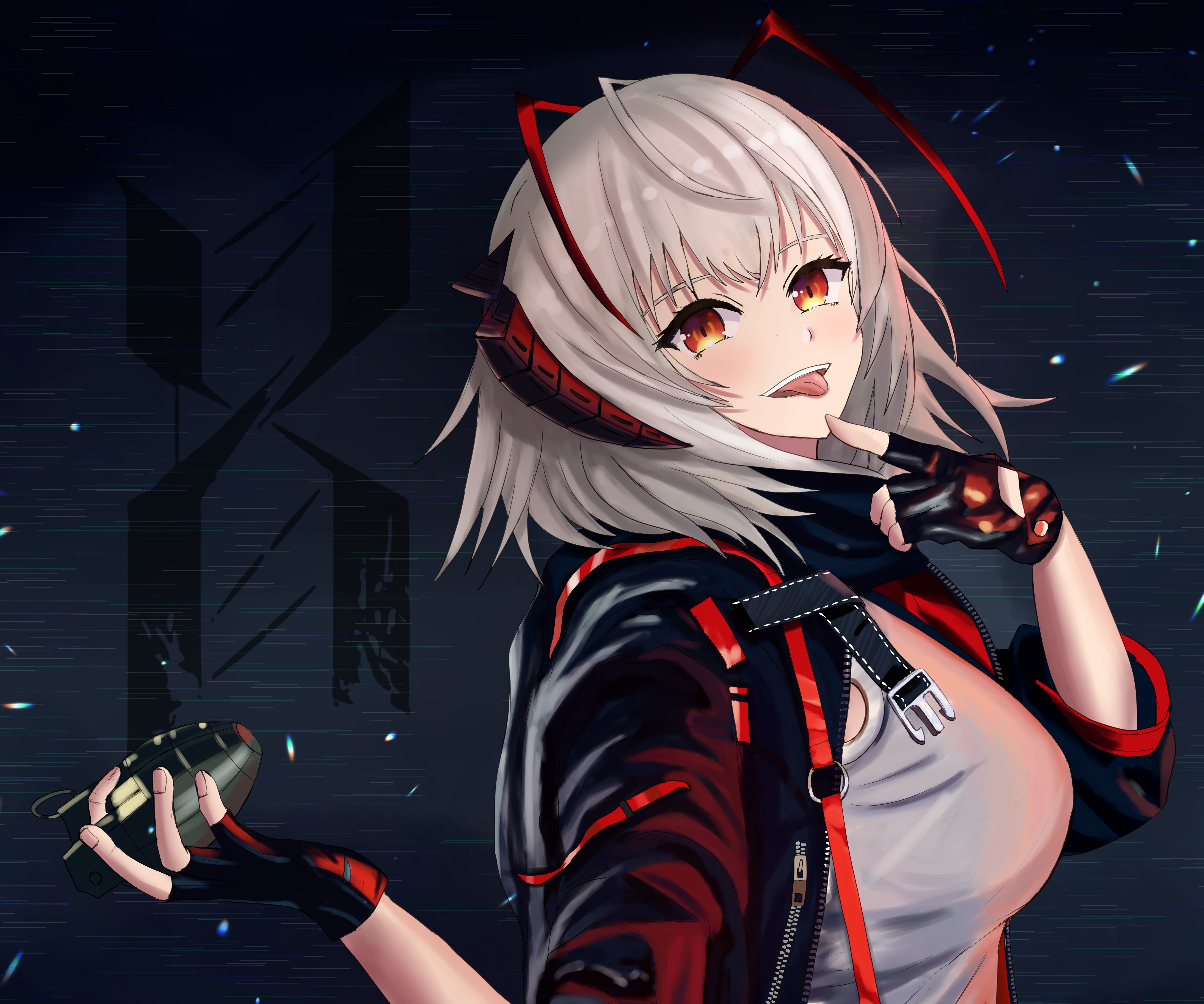 W from Arknights 4K HD Wallpaper