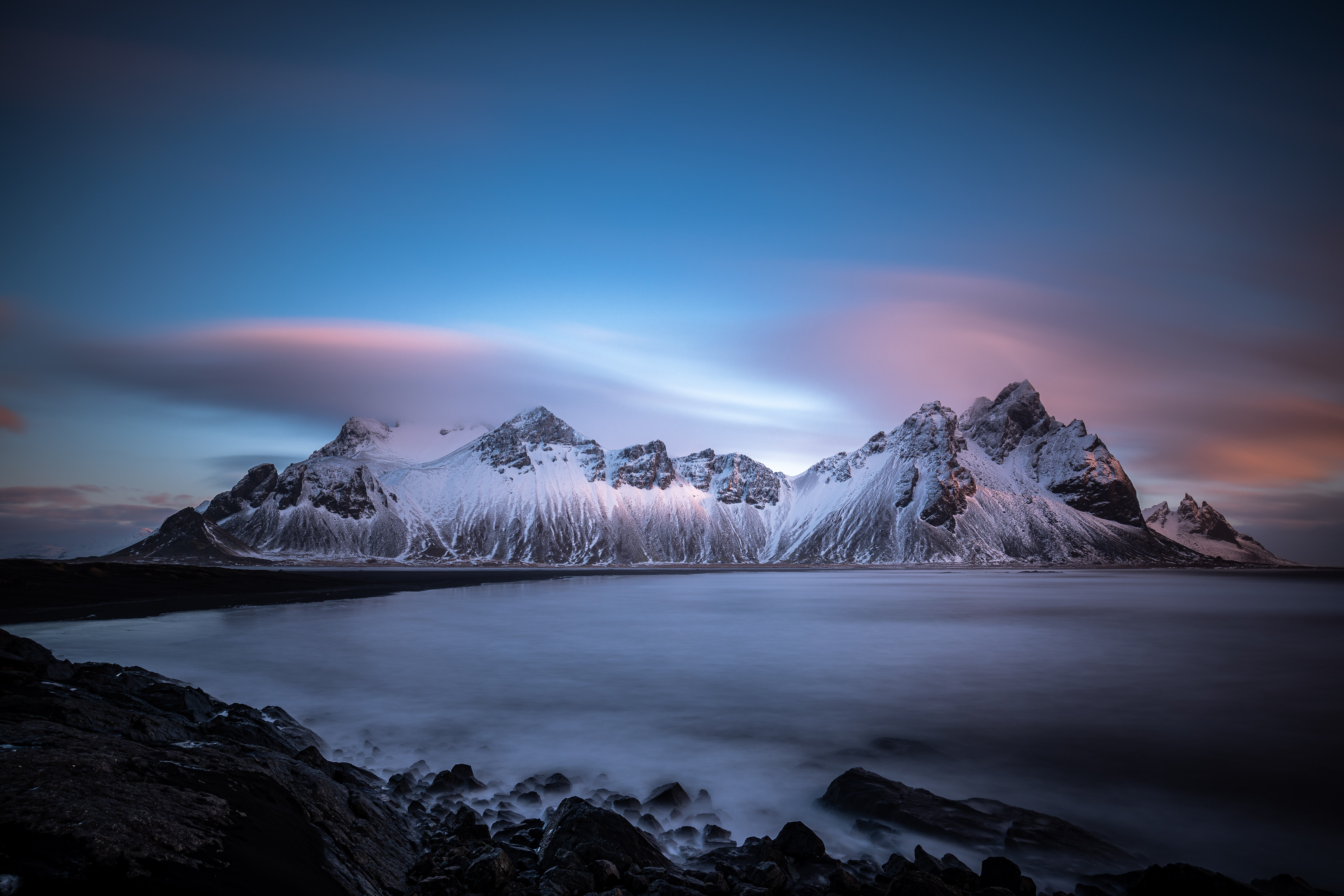 Vestrahorn Mountain 4K, Iceland HD Wallpaper