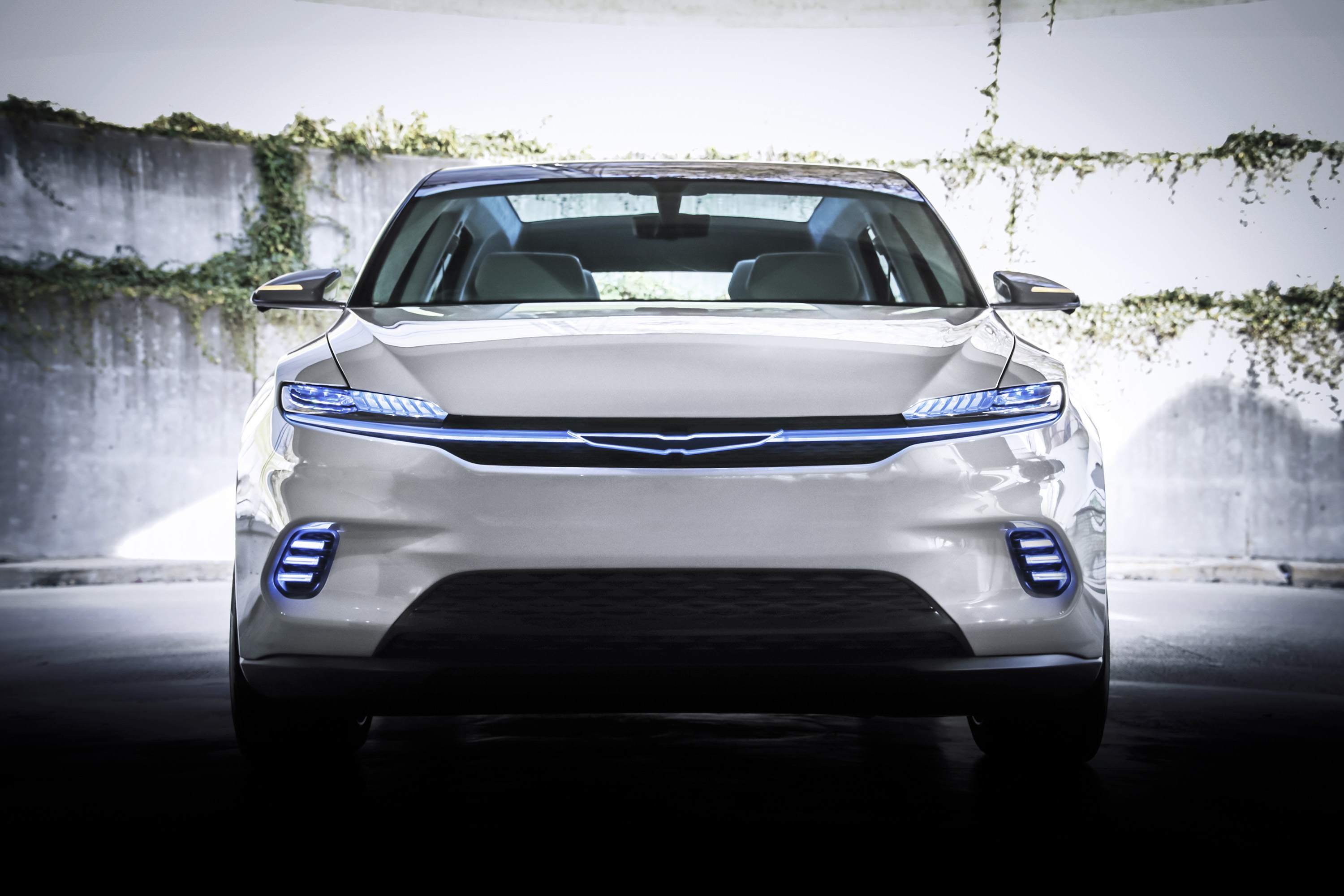 Chrysler Airflow Concept car front view HD Wallpaper
