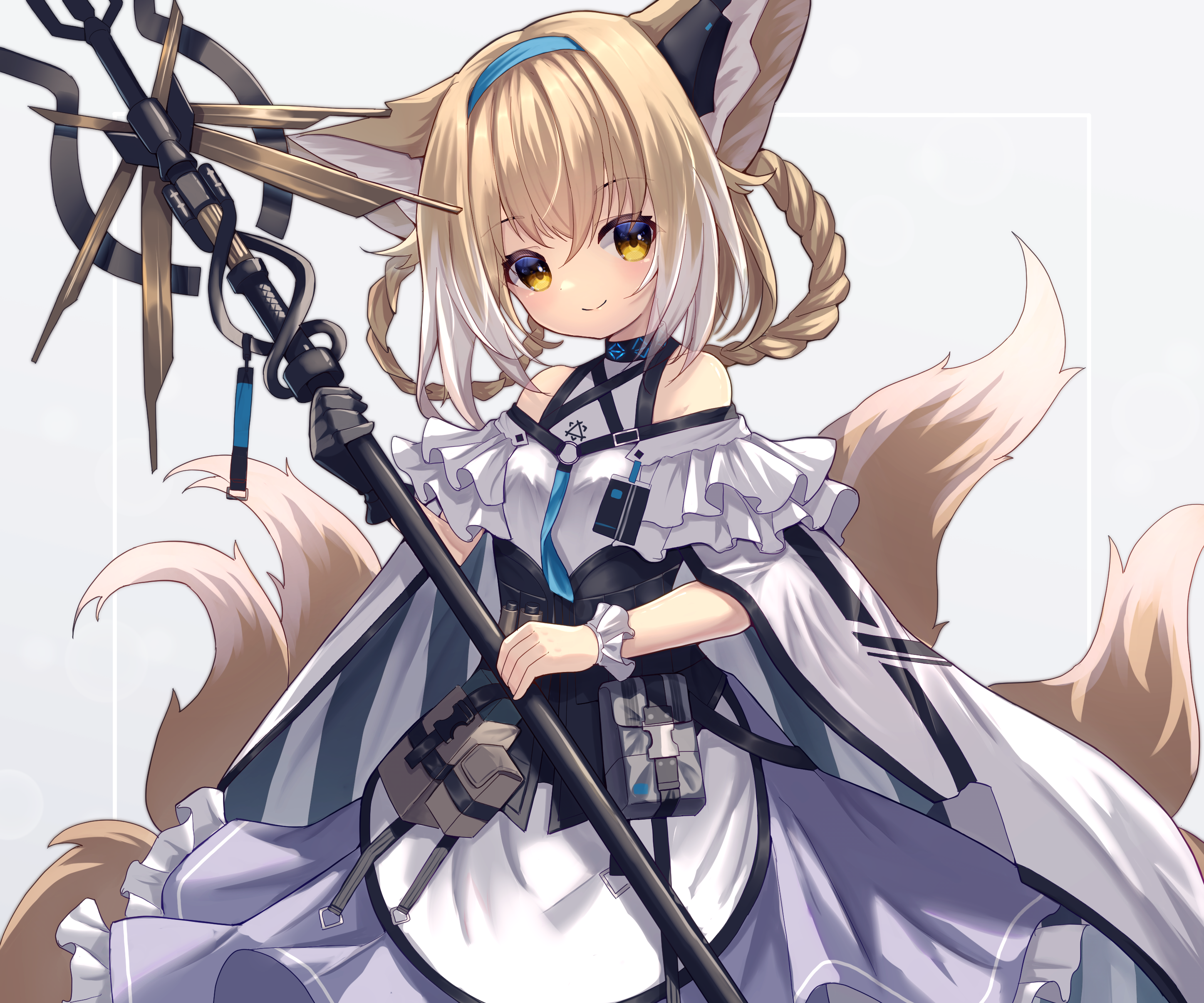Suzuran from Arknights HD Wallpaper