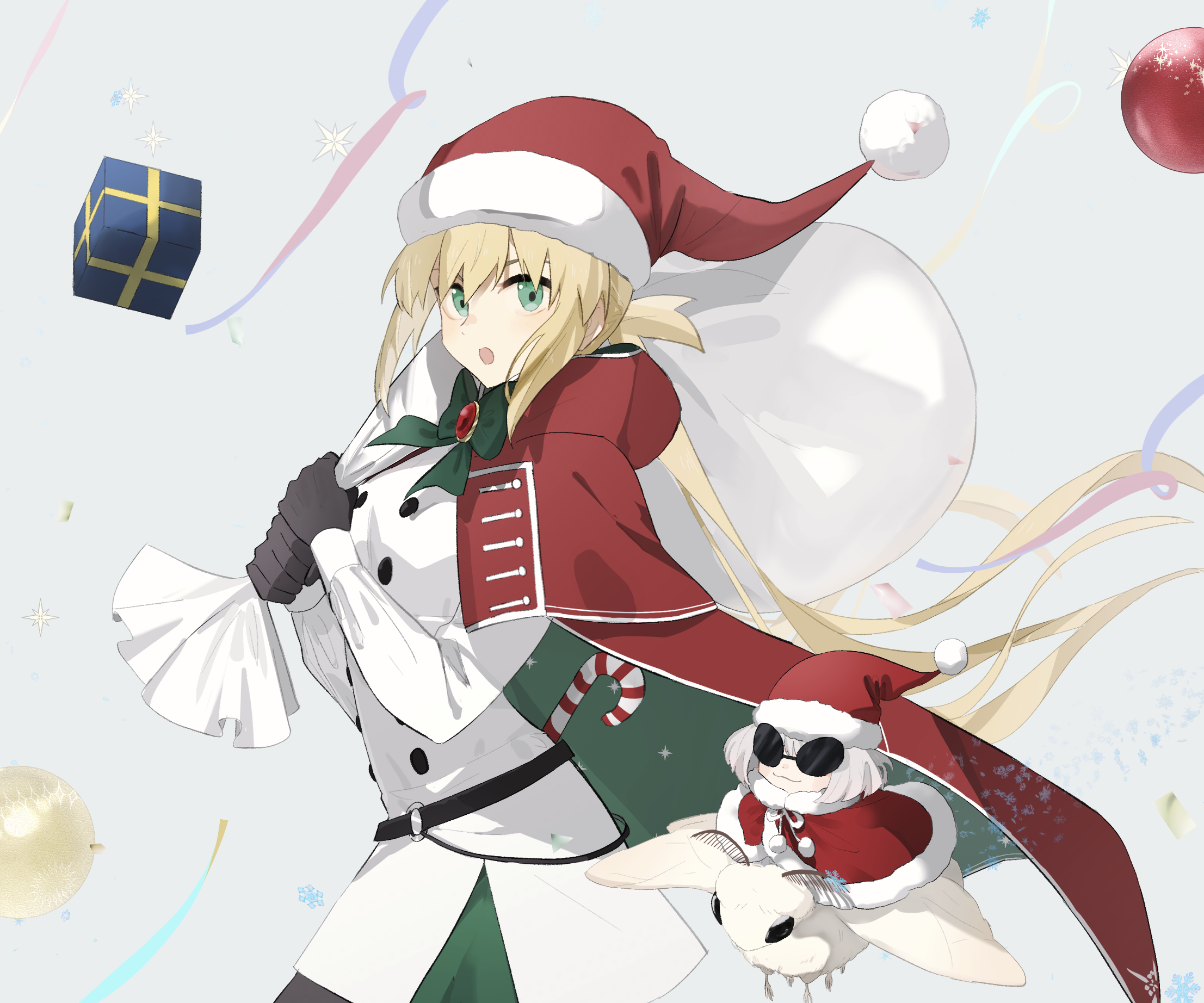 Artoria Caster and Blanca from Fate Grand Order HD Wallpaper