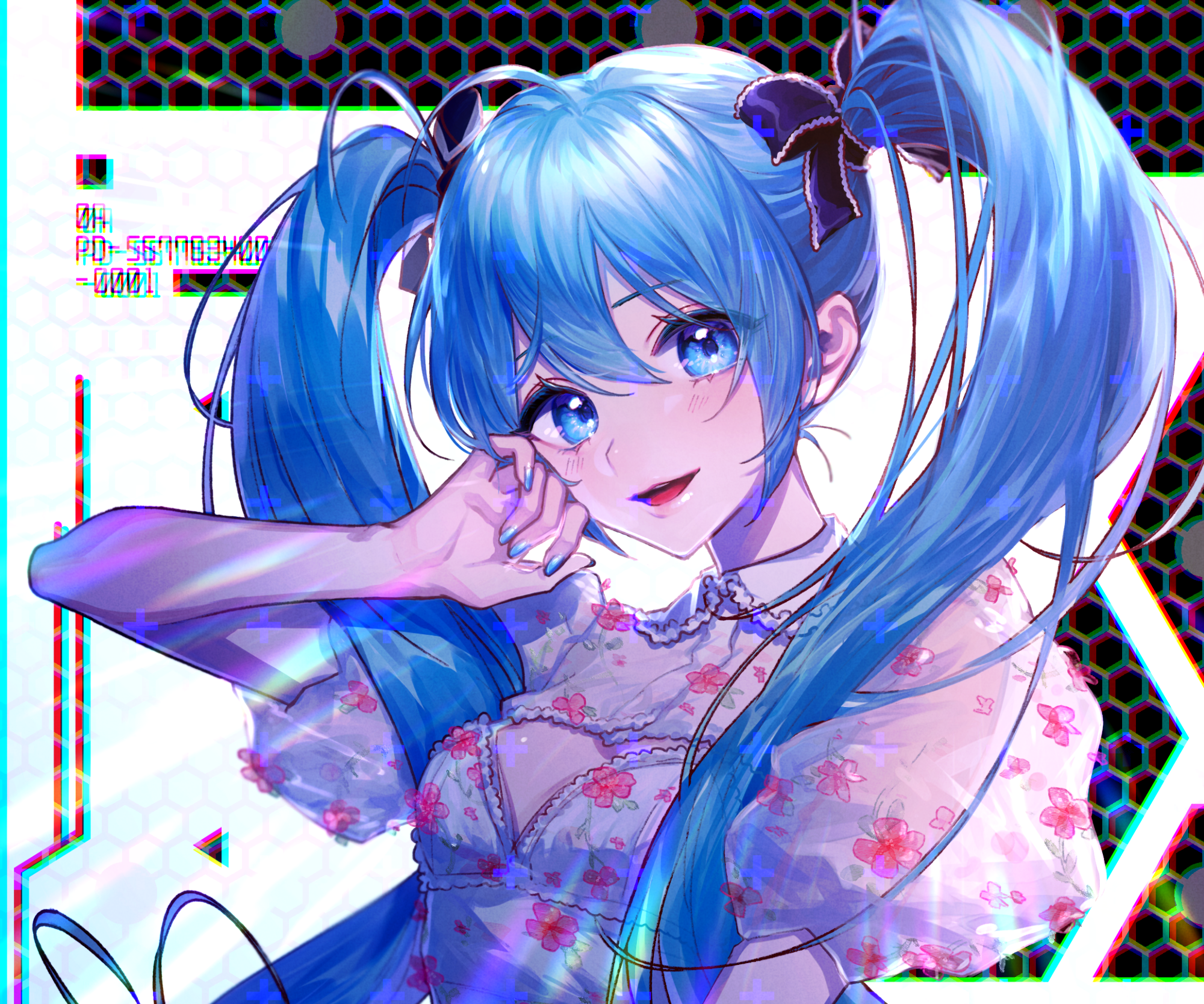 Hatsune Miku from Vocaloid HD Wallpaper