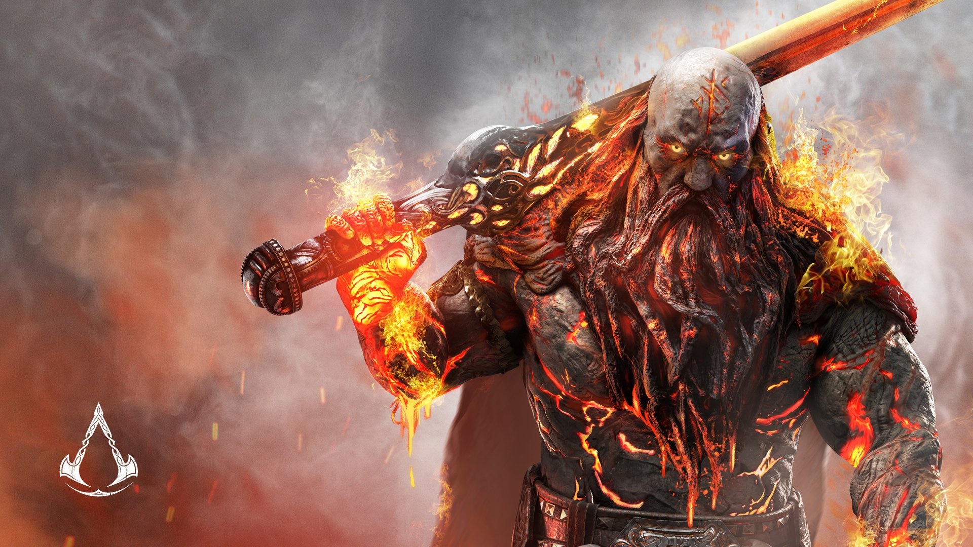 Surtur from Assassins Creed Valhalla HD Wallpaper