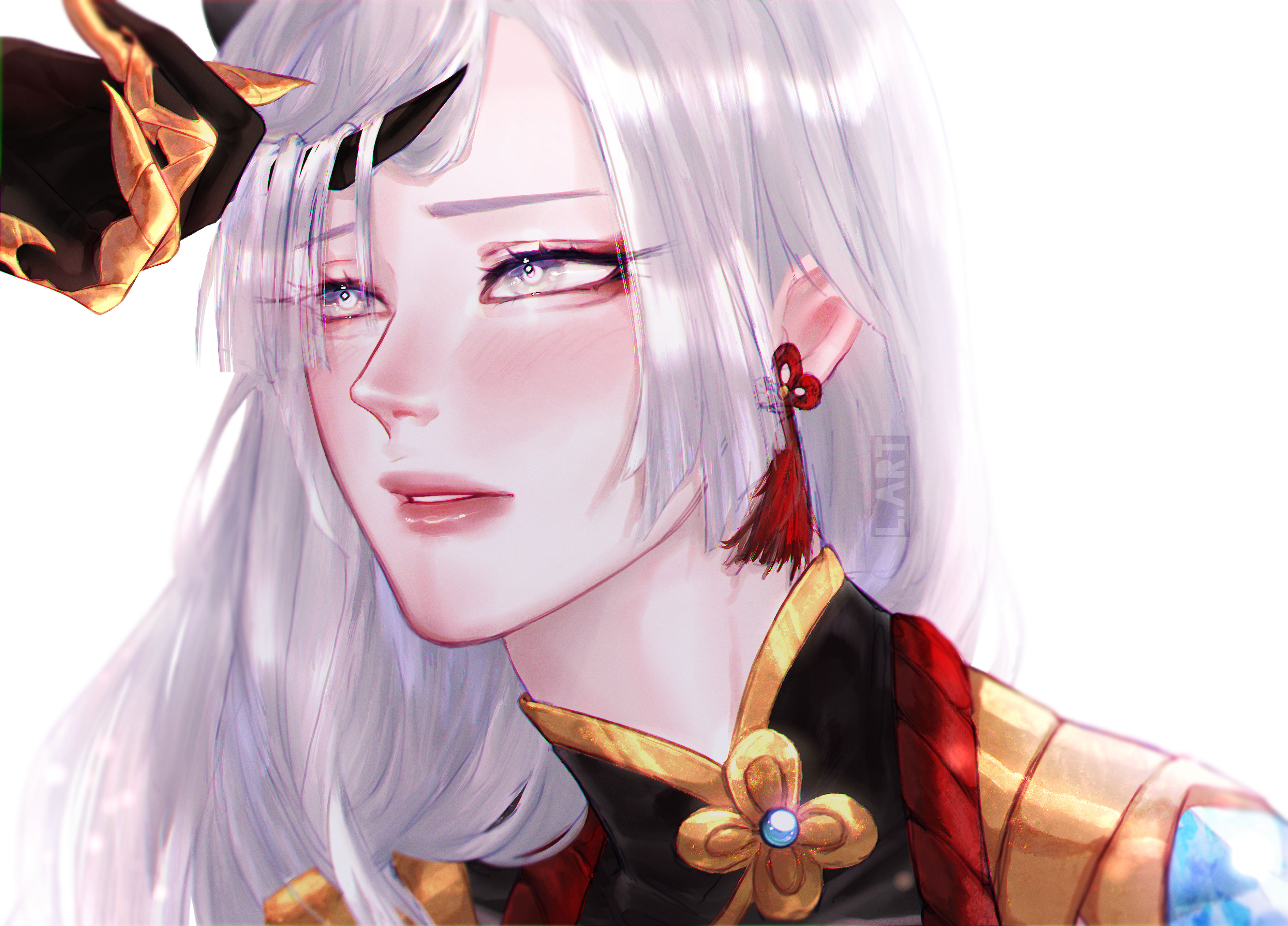Shenhe from Genshin Impact HD Wallpaper