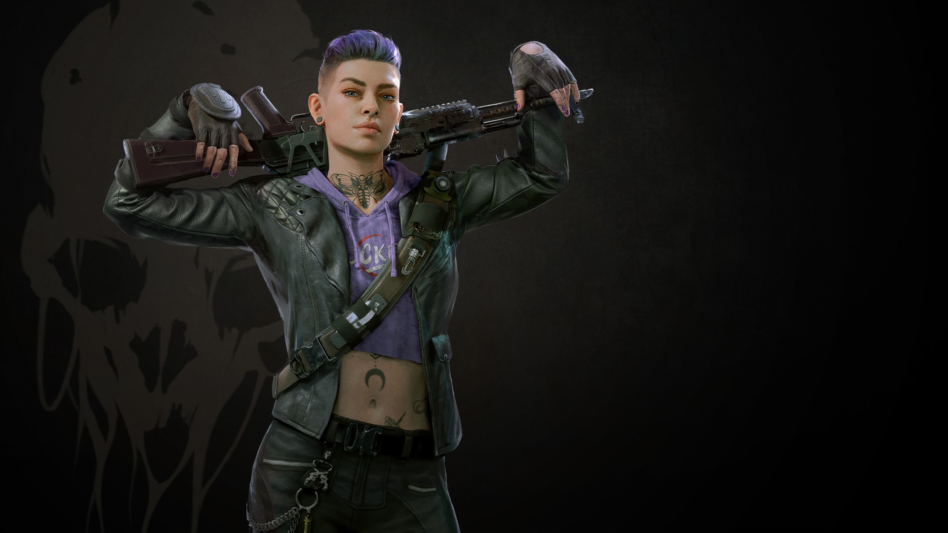 Woman with rifle from Back 4 Blood HD Wallpaper