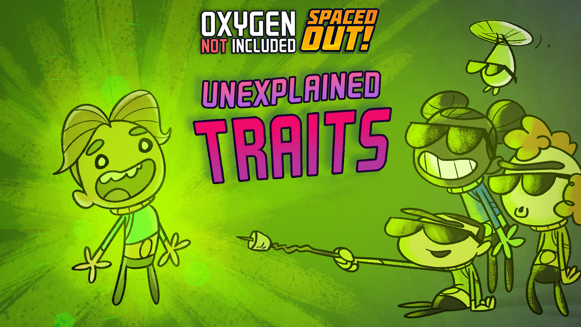 Oxygen Not Included Spaced Out! Unexplained Traits HD Wallpaper