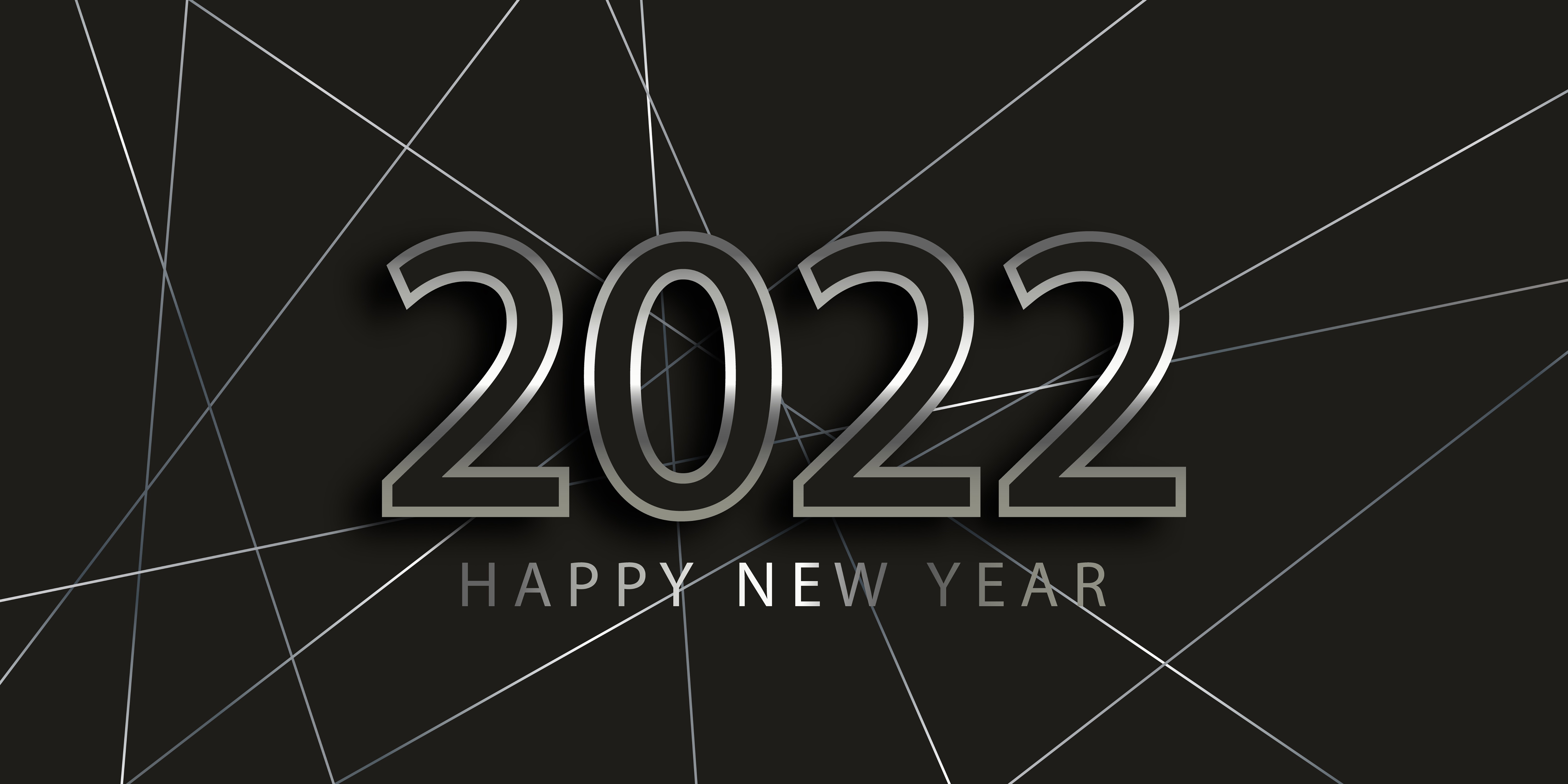 Happy New Year 2022 HD Wallpaper