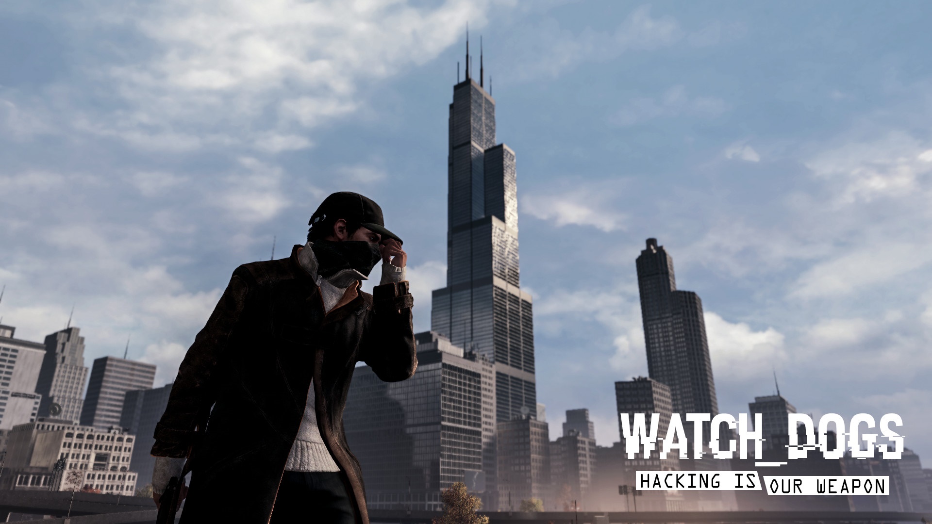 Aiden Pearce from Watch Dogs in Chicago HD Wallpaper